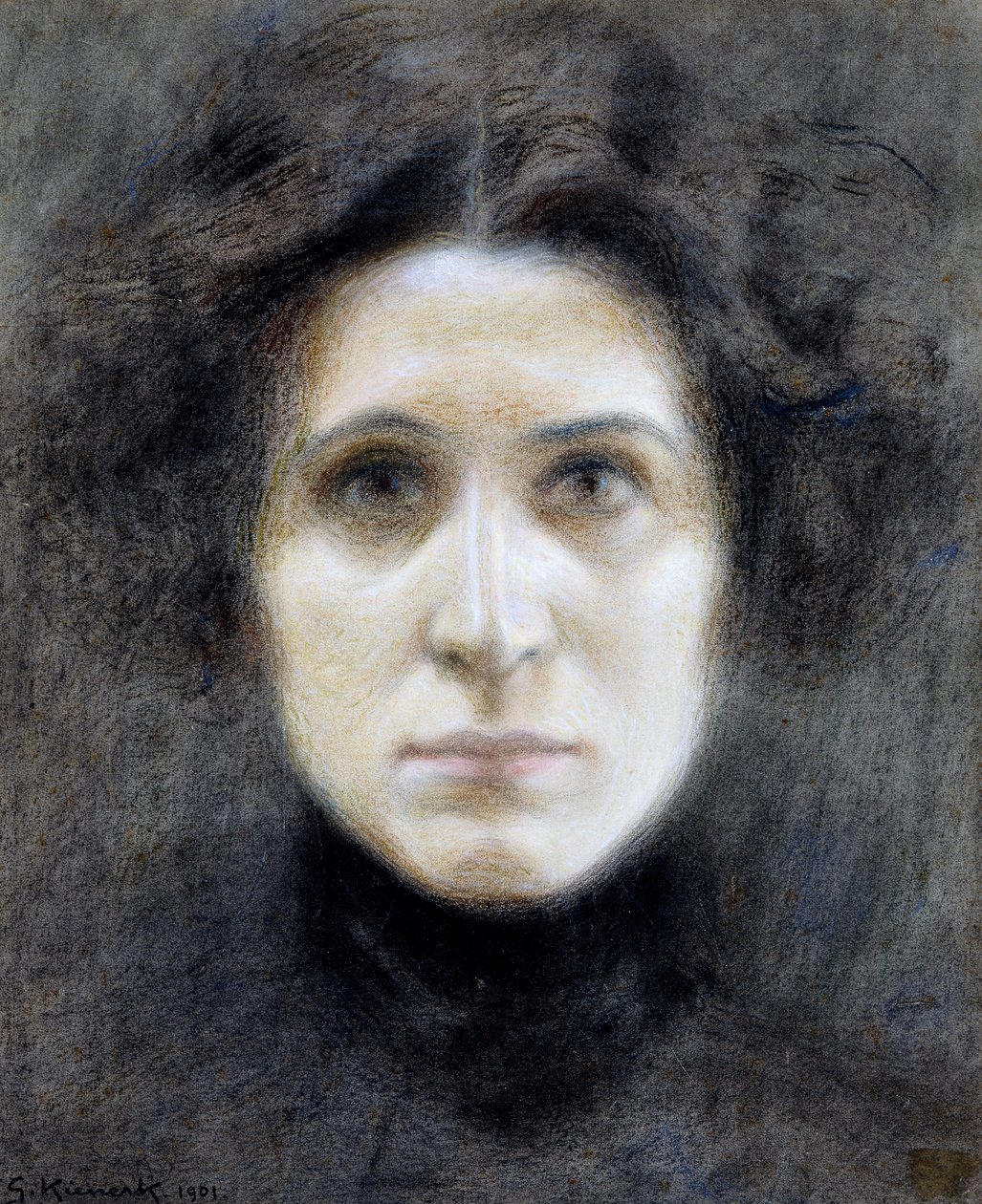 Portrait of Irma Gramatica, by Giorgio Kienerk by Giorgio Kienerk