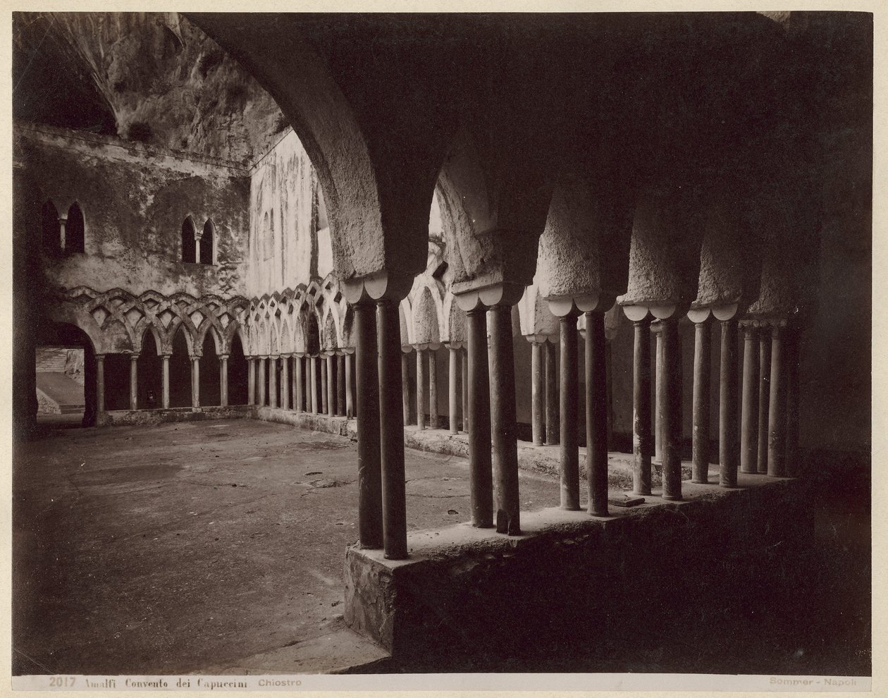 Amalfi, Capuchin Convent. Cloister by Giorgio Sommer