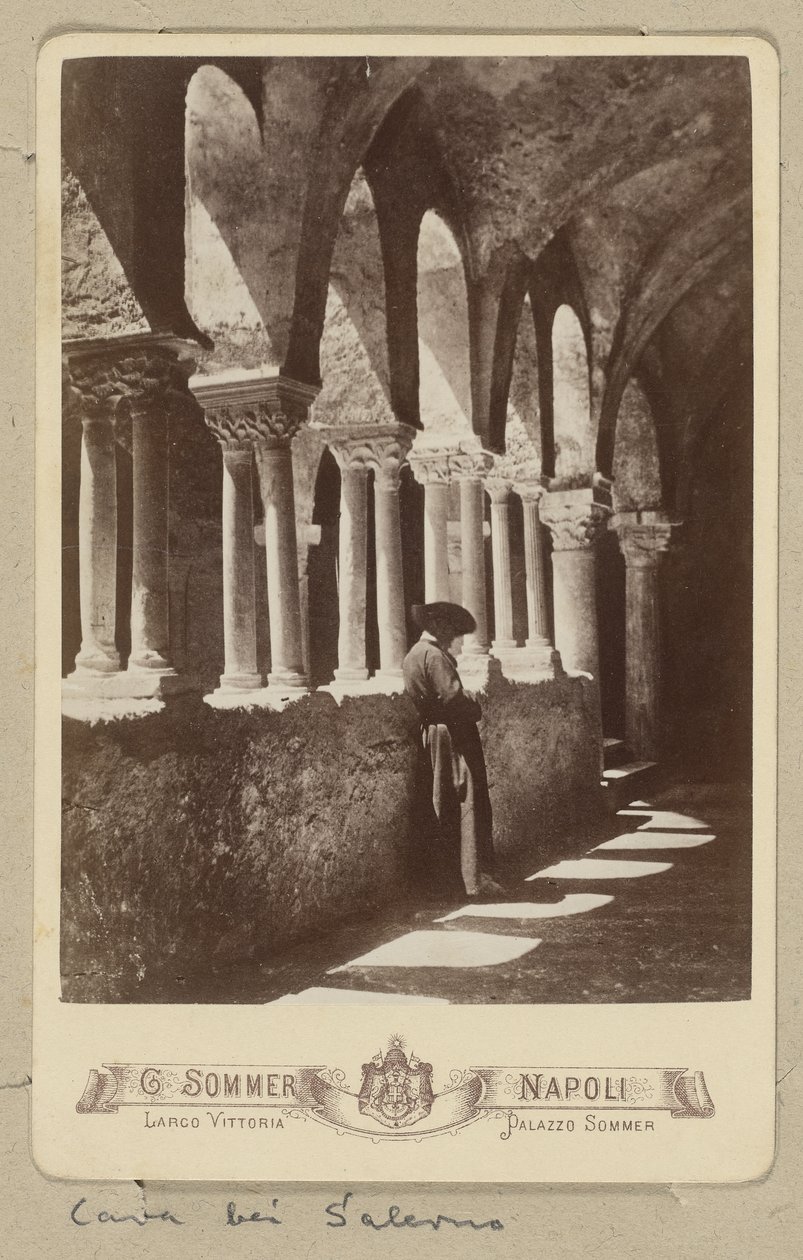 Cava de’ Tirreni: A Monk from the Abbey of the Holy Trinity by Giorgio Sommer