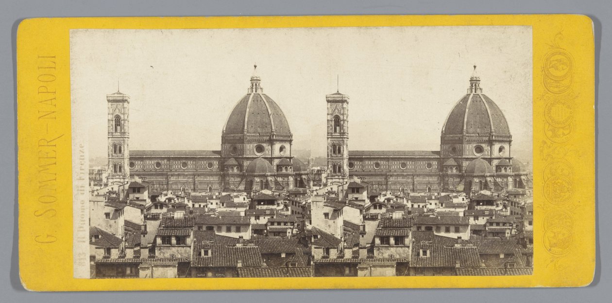 View of the Florence Cathedral by Giorgio Sommer