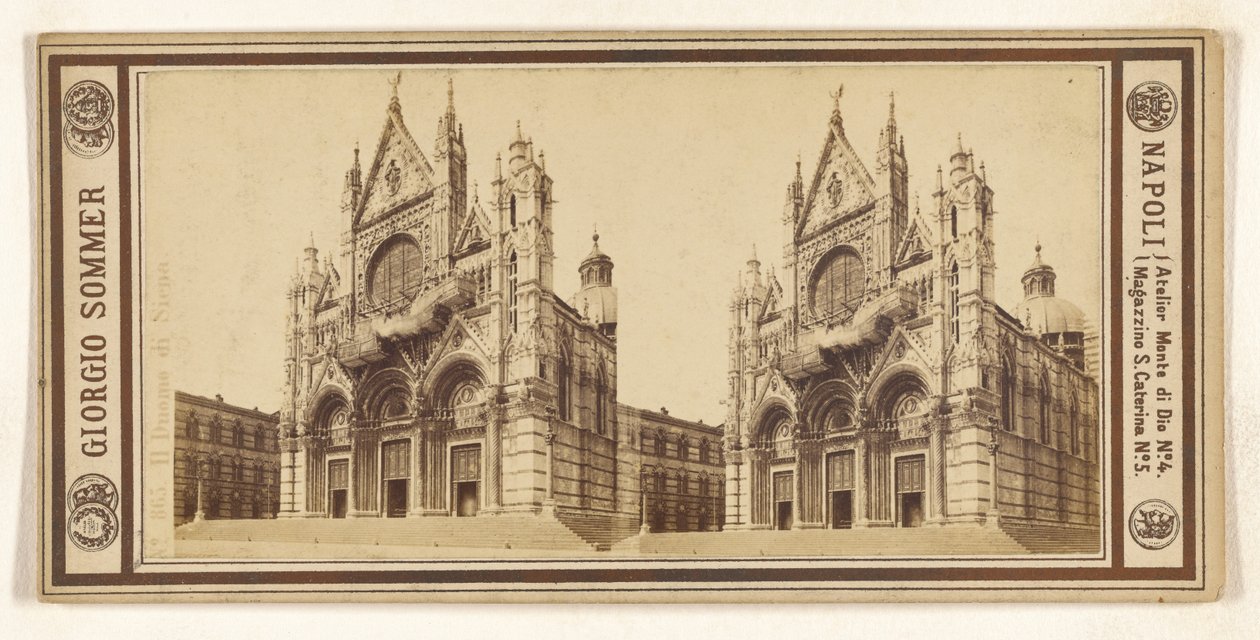 The Duomo of Siena by Giorgio Sommer