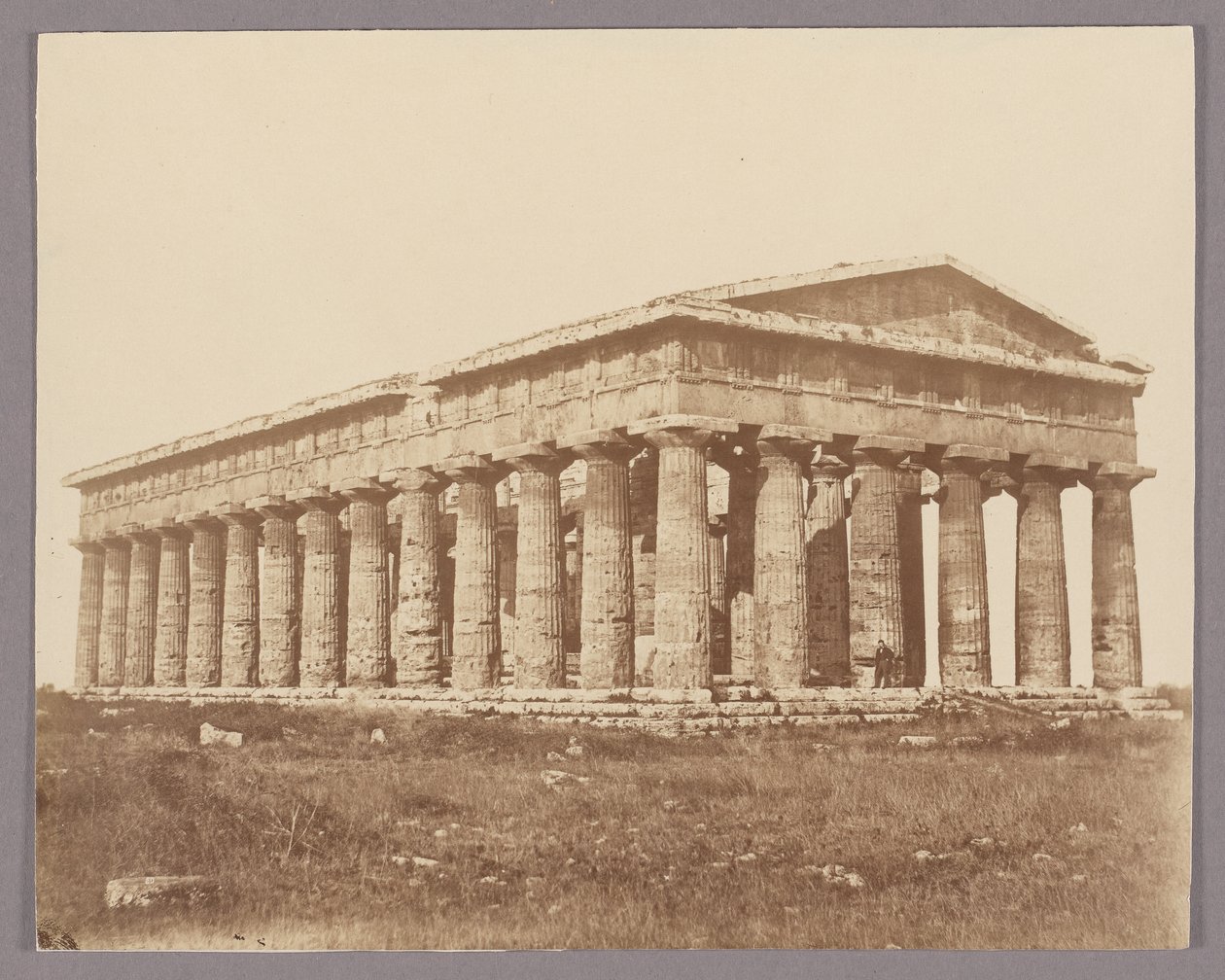 Paestum: The Temple of Poseidon by Giorgio Sommer