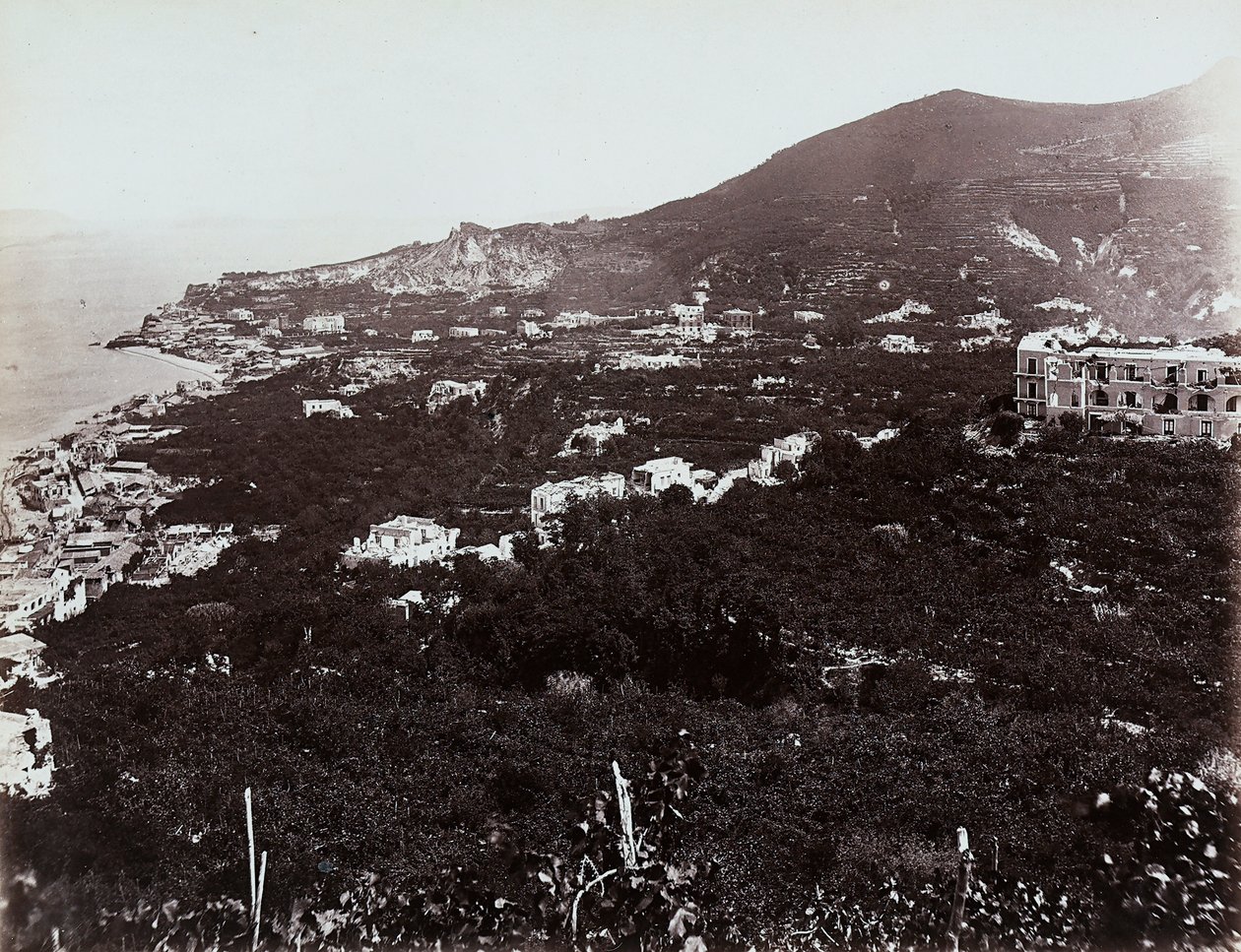 Panoramic View of Casamicciola, Near Naples by Giorgio Sommer