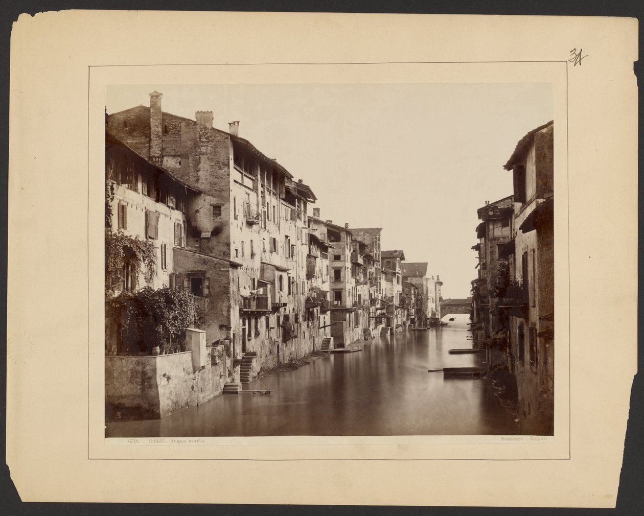 Verona, Still Water by Giorgio Sommer