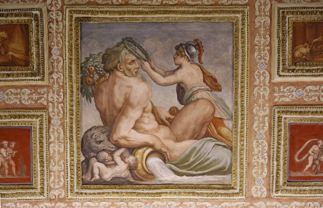 Ceres Nursing Triptolemus (detail) by Giorgio Vasari