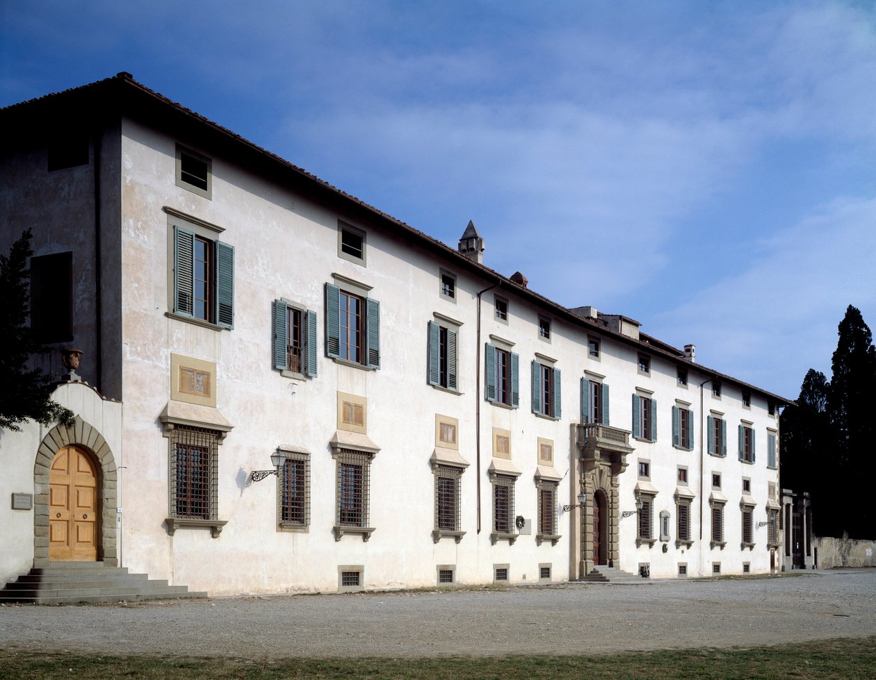 Facade of Villa Medicea of Castello by Giorgio Vasari