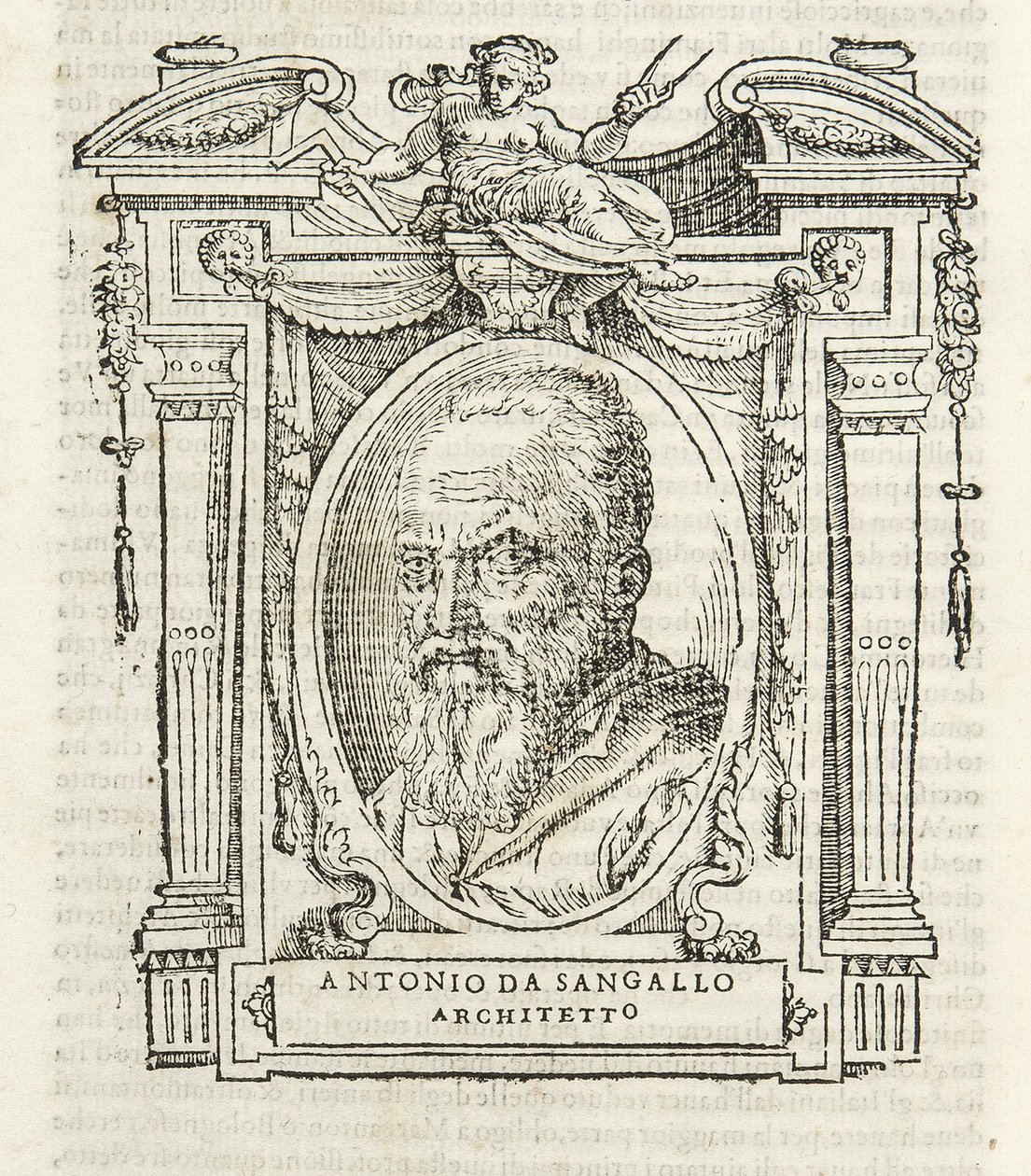 Milan, Biblioteca Braidense, Lives of the Most Excellent Painters, Sculptors, and Architects, Giorgio Vasari 1568, Antonio da Sangallo by Giorgio Vasari