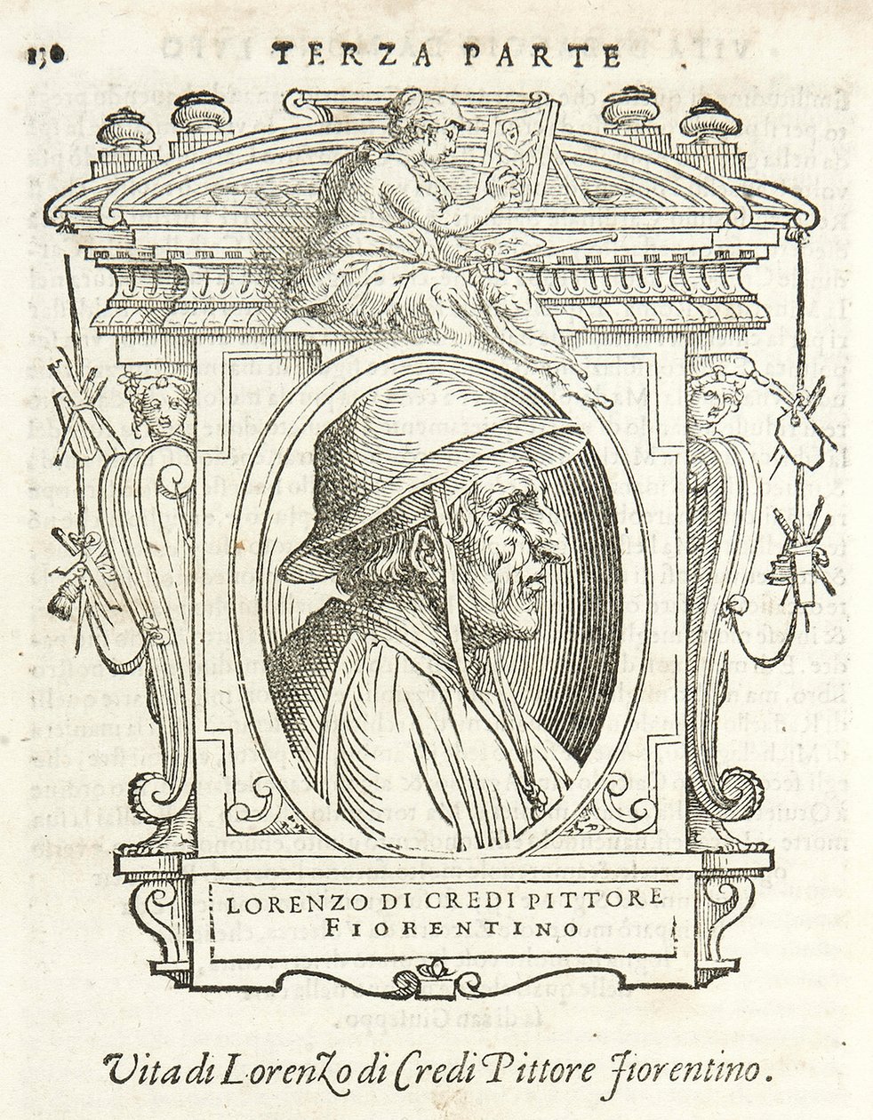 Milan, Biblioteca Braidense, Lives of the Most Excellent Painters, Sculptors, and Architects, Giorgio Vasari 1568, Lorenzo di Credi by Giorgio Vasari