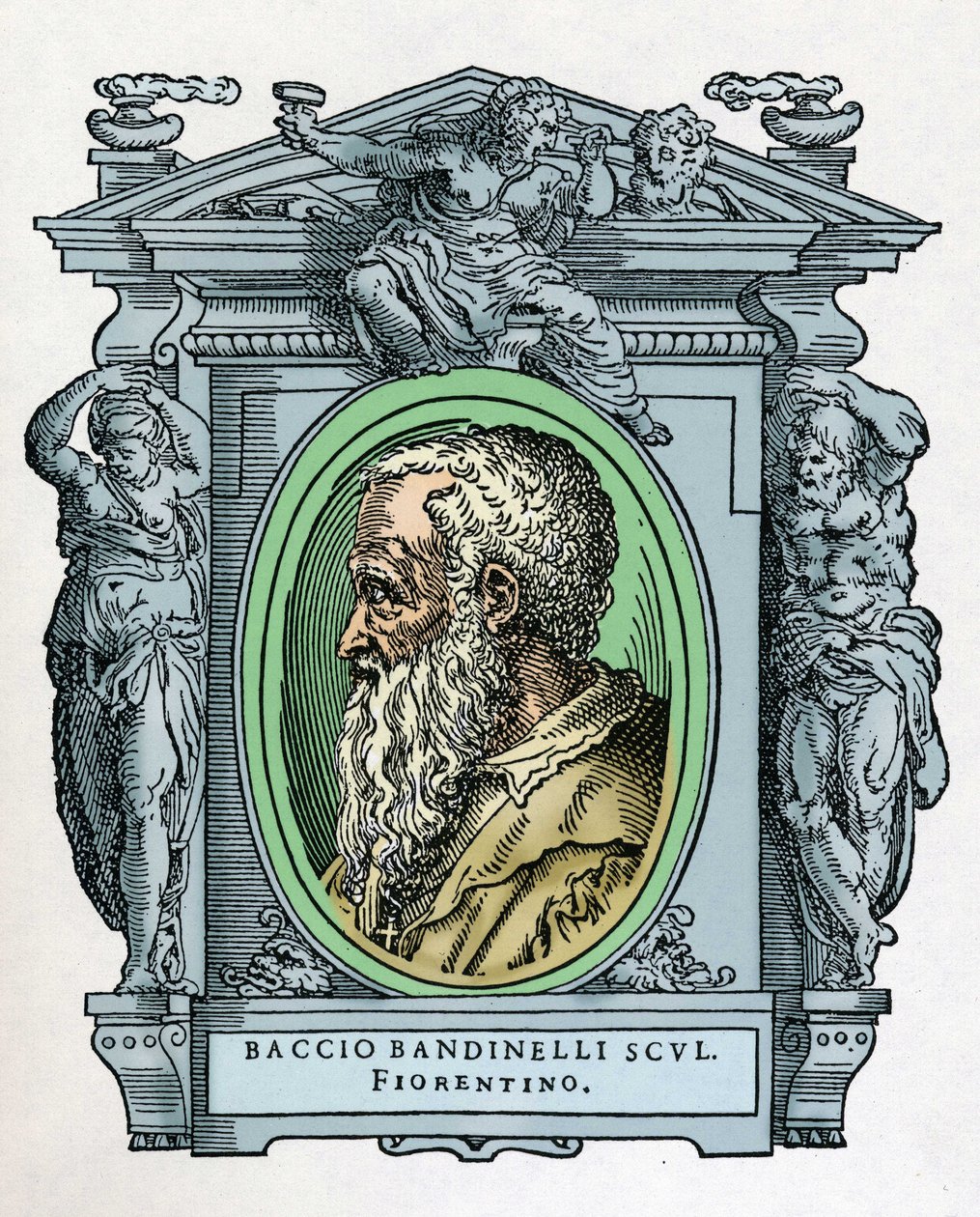 Portrait of Baccio Bandinelli (Firenze) by Giorgio Vasari