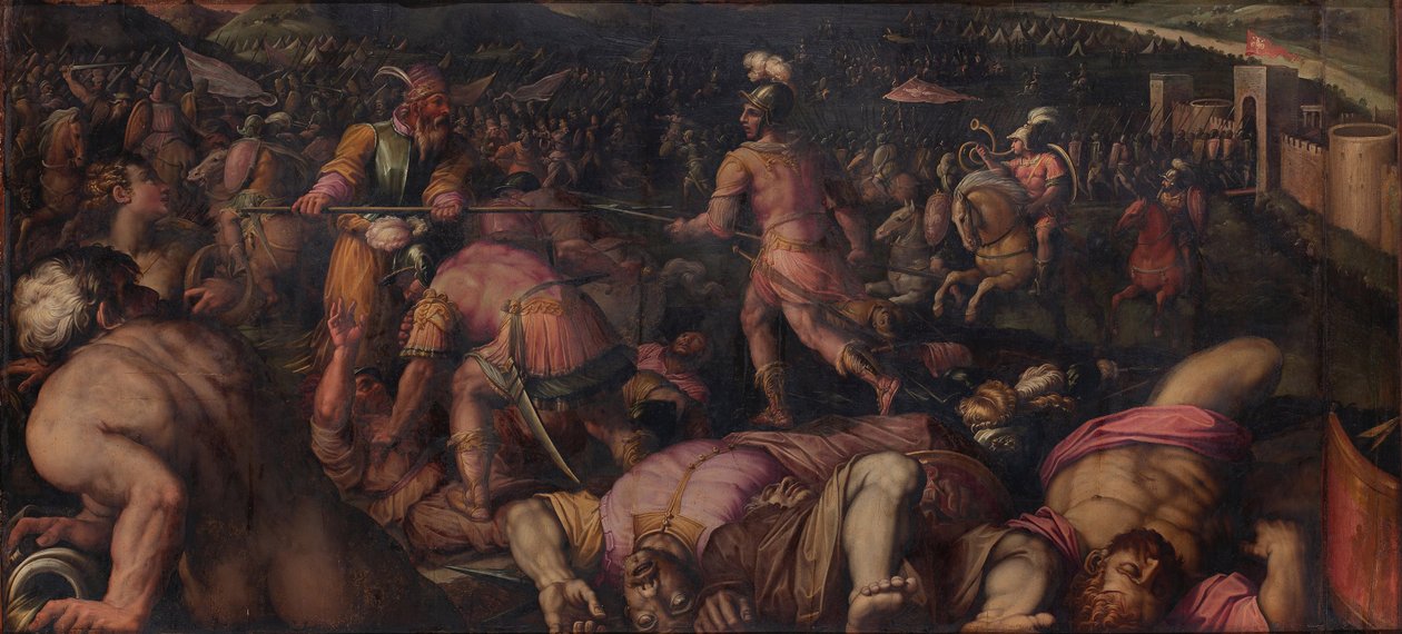 The Battle against Radagaisus at Faesulae in 406 by Giorgio Vasari