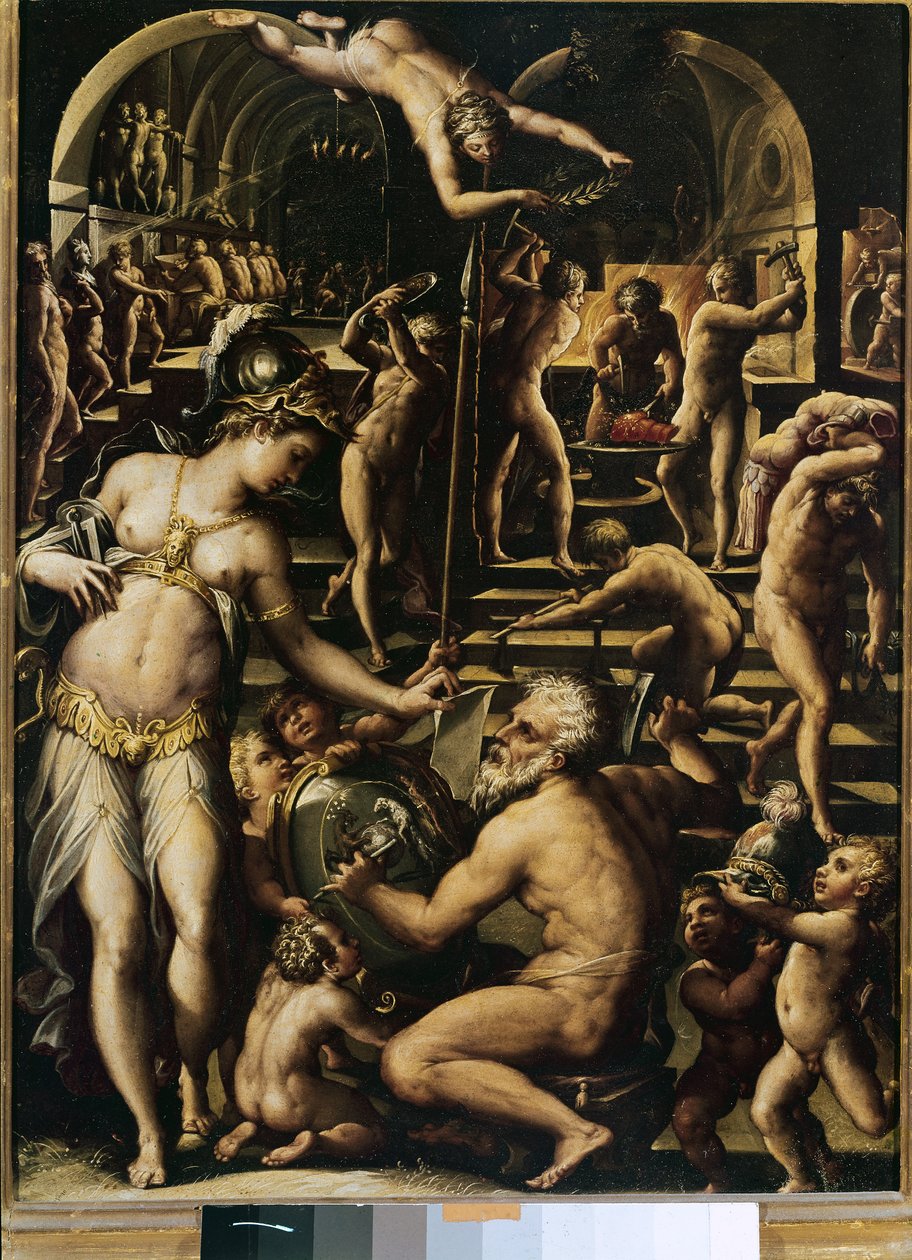 The Forge of Vulcano by Giorgio Vasari