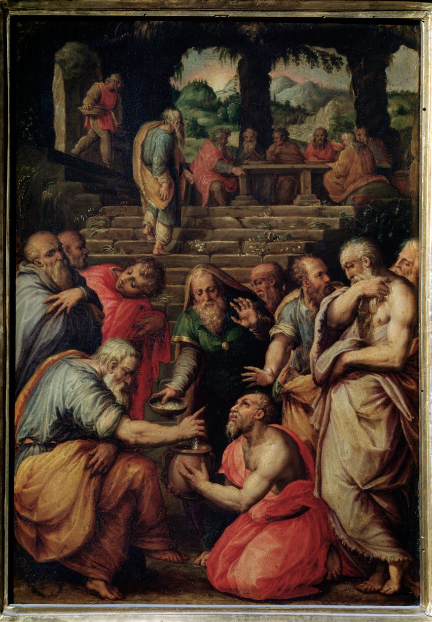 The Prophet Elisha by Giorgio Vasari