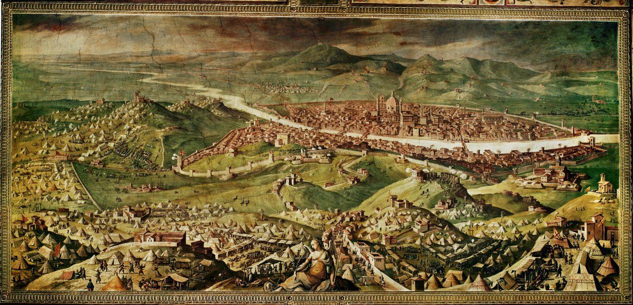 View of Florence by Giorgio Vasari