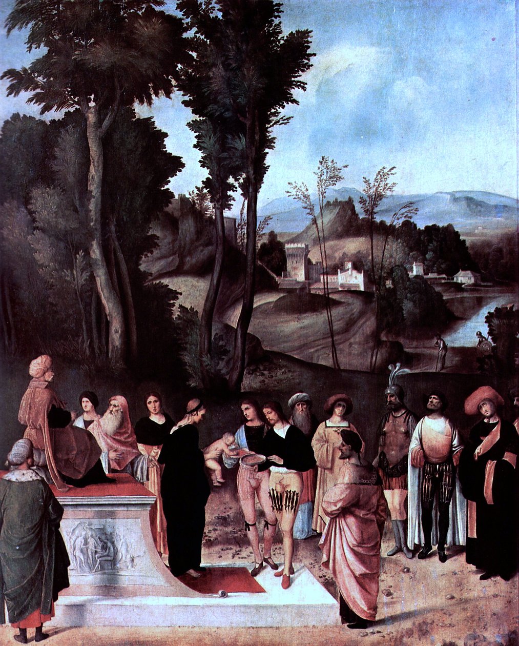 Moses Undergoing Trial by Fire by Giorgione