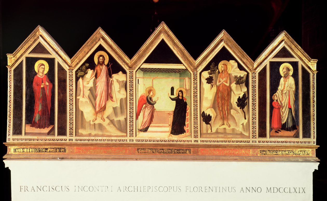 St. Reparata Polyptych (reverse) by Giotto di Bondone