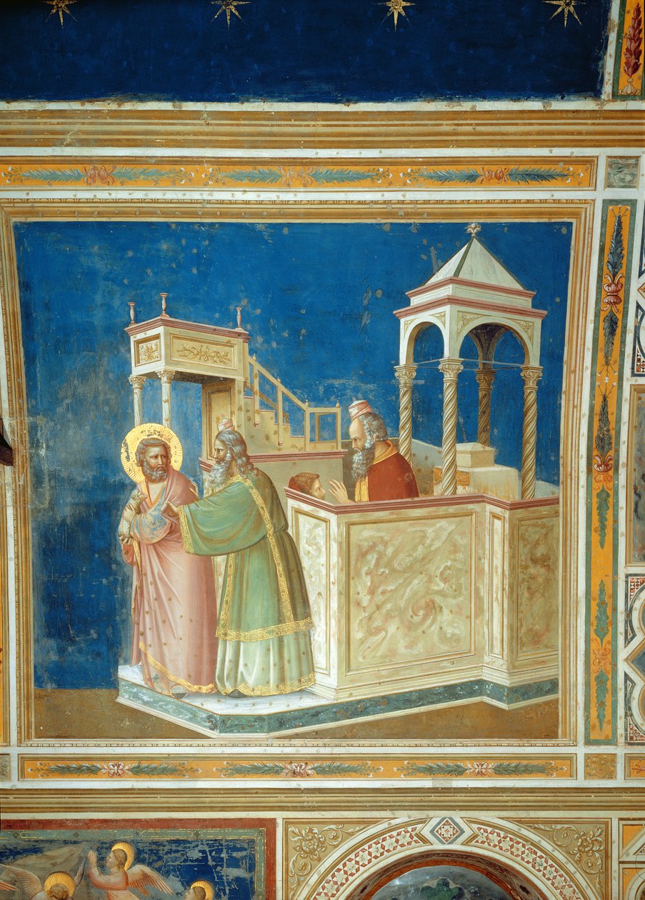 The Expulsion of Joachim from the Temple by Giotto di Bondone