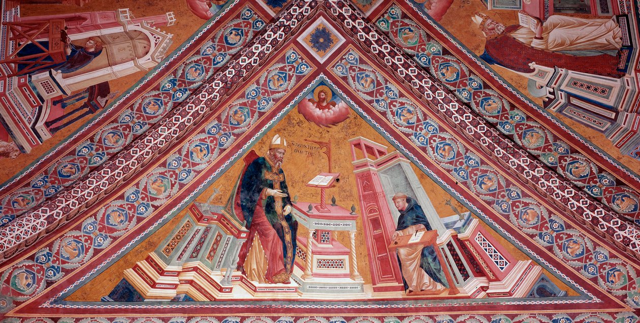 The Doctors of the Church: Saint Augustine of Hippo by Giotto (c.1266 1337)
