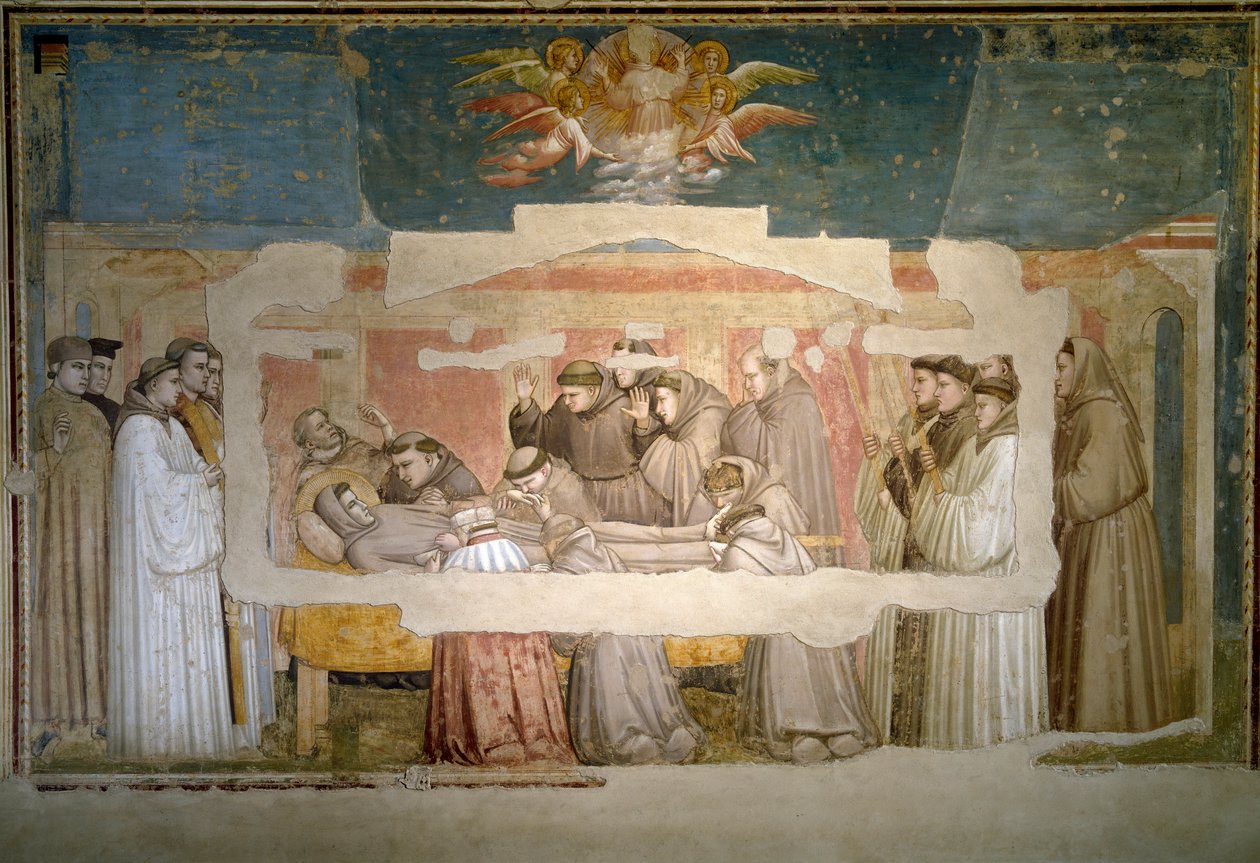 The Funeral of Saint Francis of Assisi. Stigma Verification by Giotto (c.1266 1337)