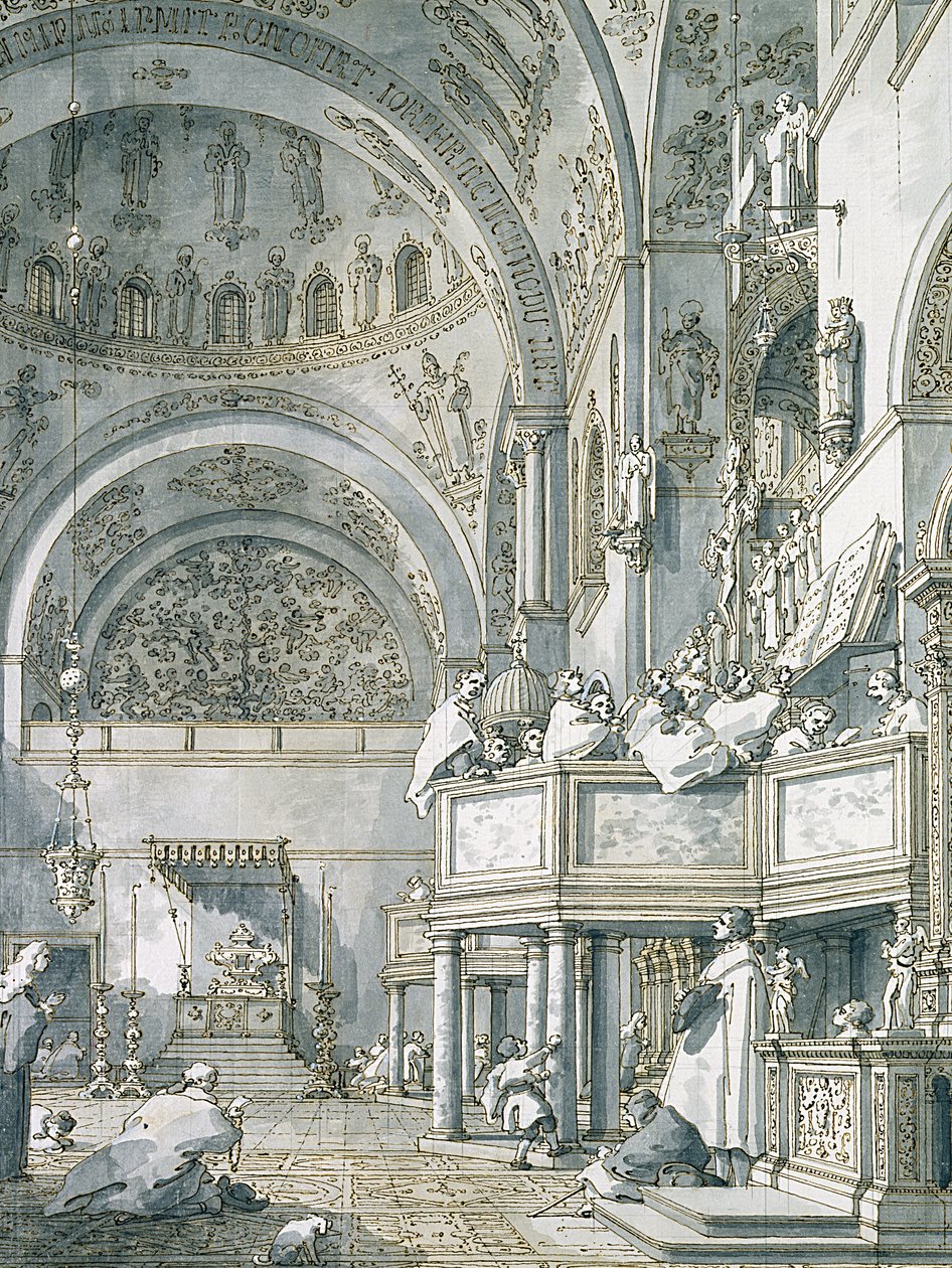 The Choir Singing in St. Mark