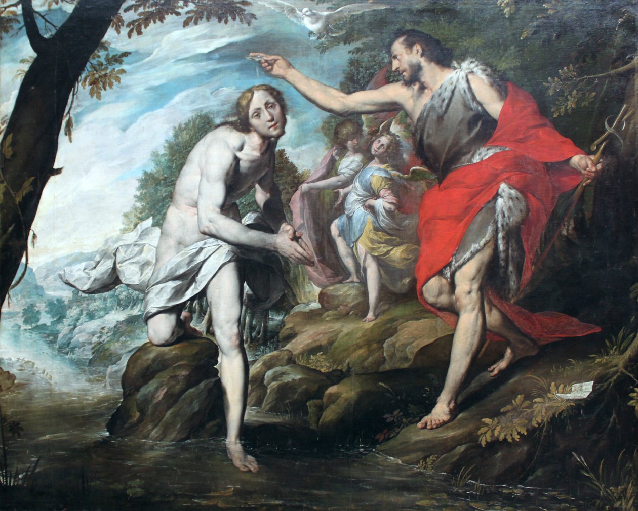 Baptism of Jesus Christ by Giovanni Battista Crespi