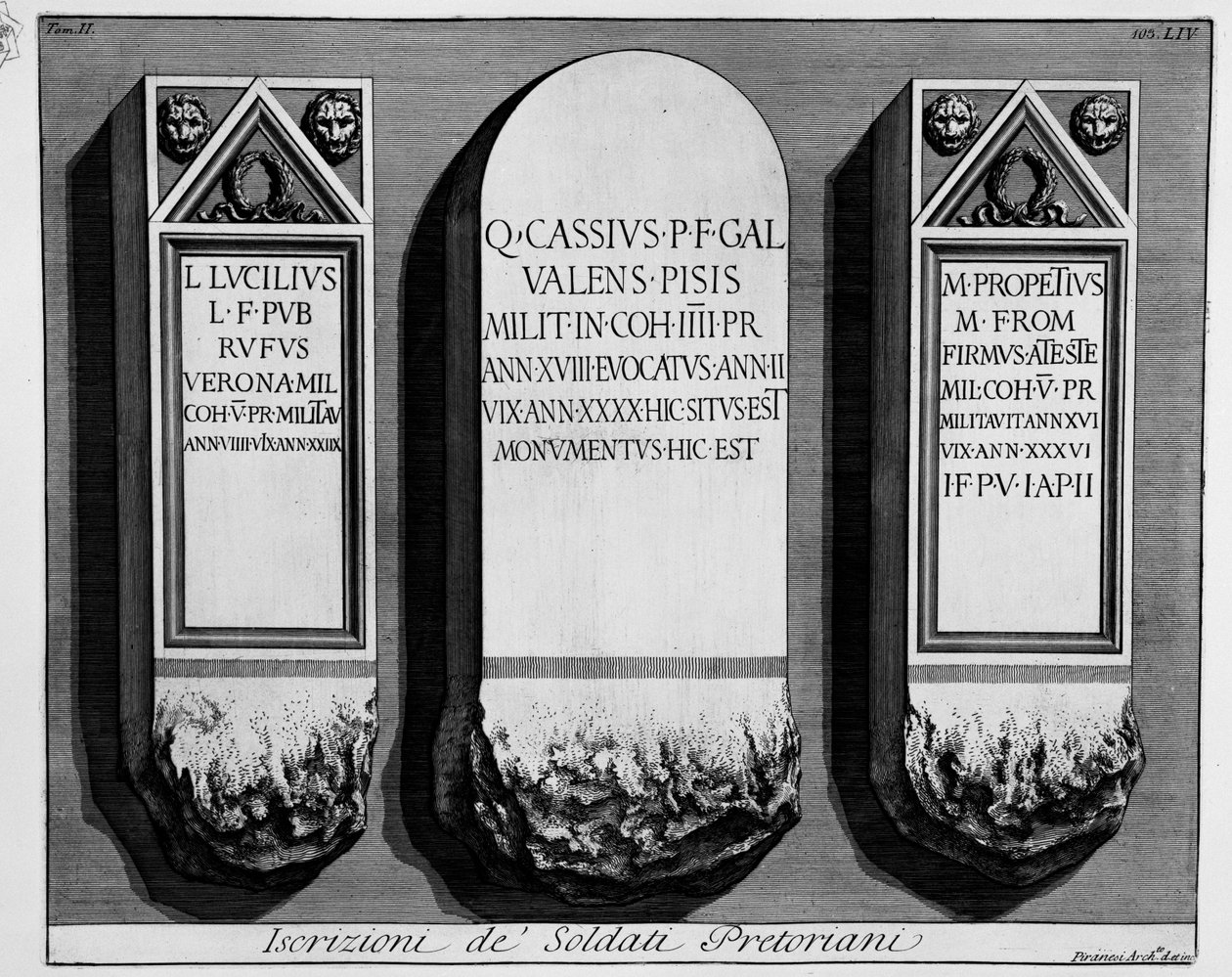 To the Left by Giovanni Battista Piranesi