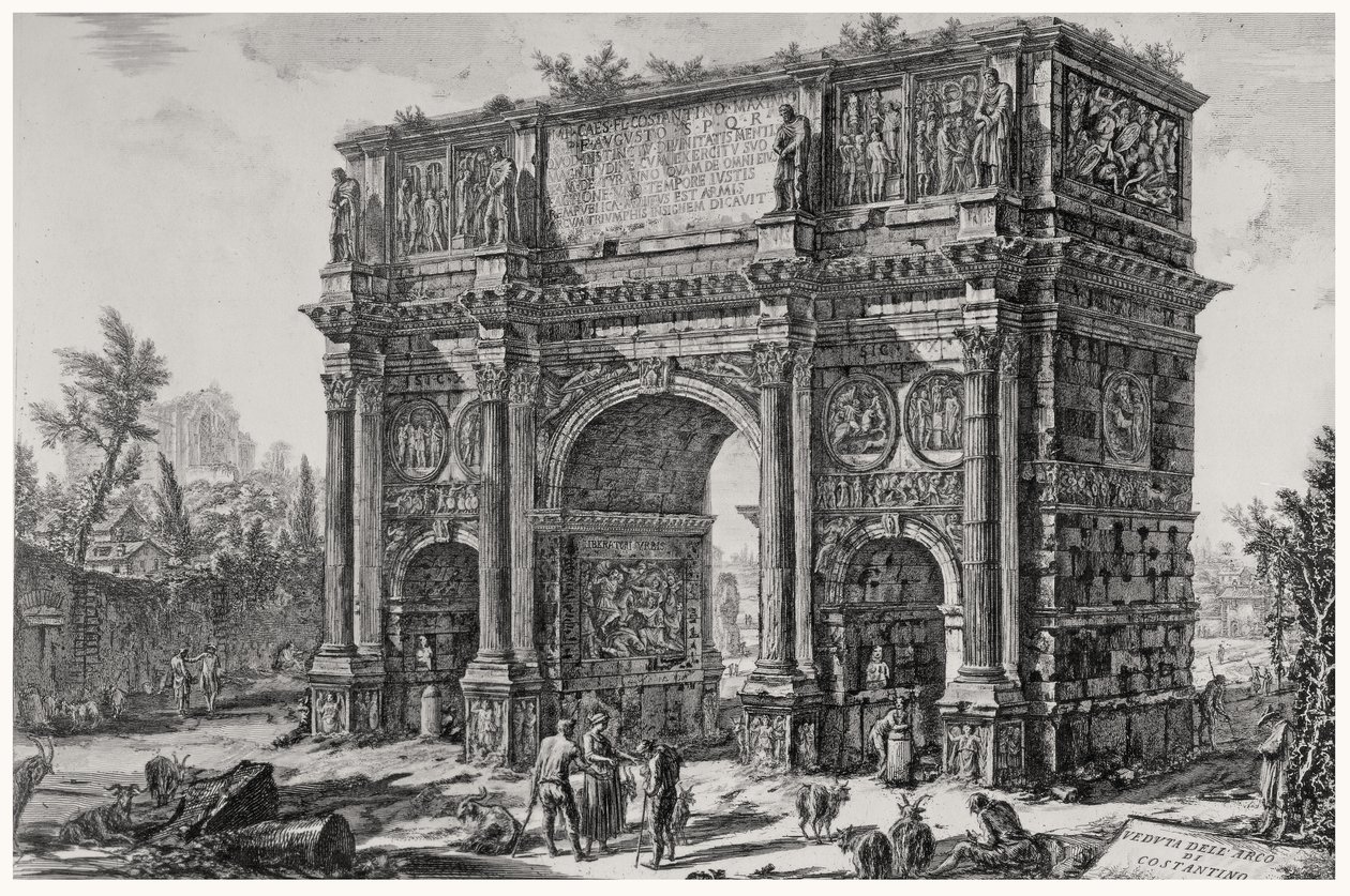 A View of the Arch of Constantine, from the 