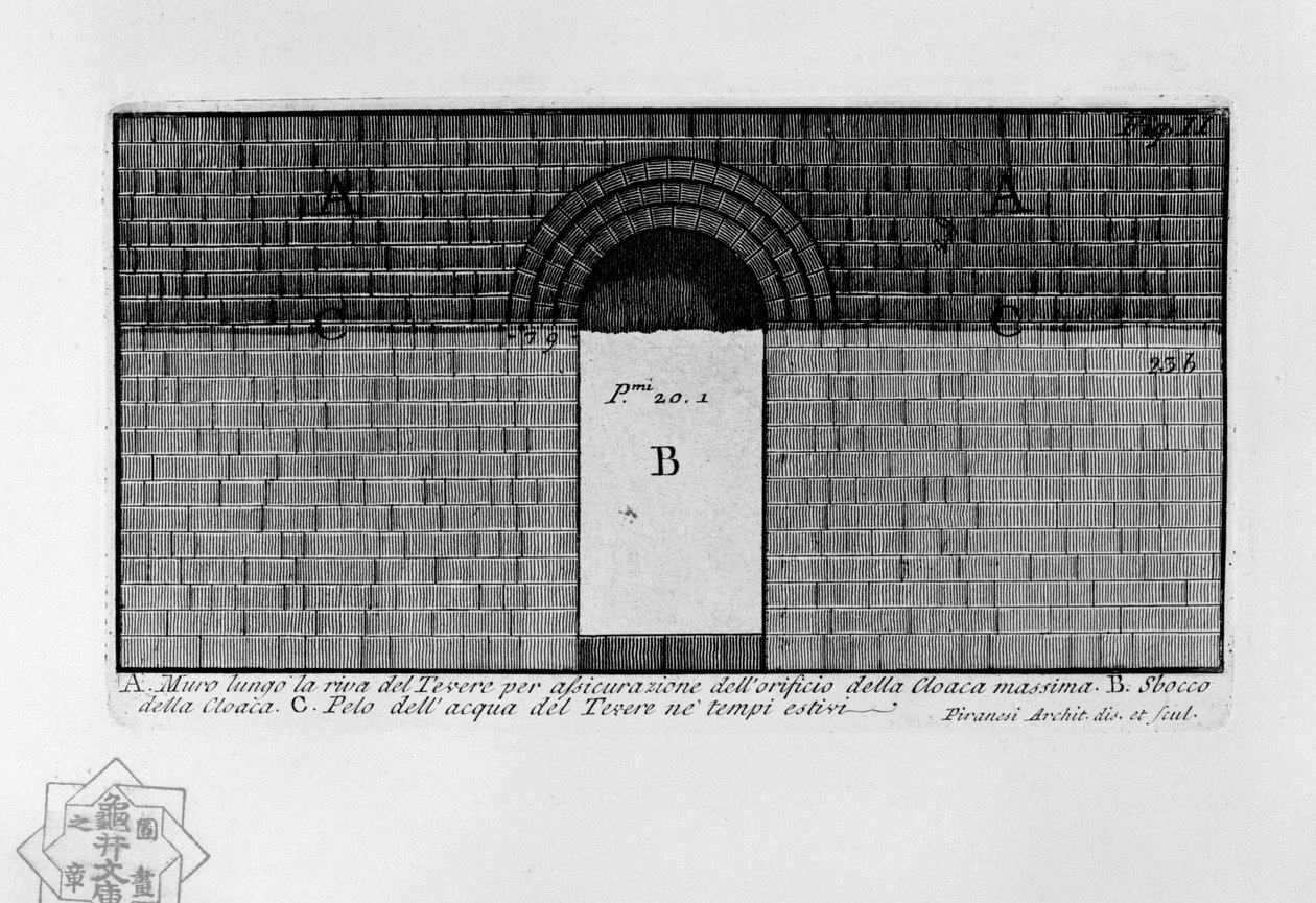Cloaca Maxima by Giovanni Battista Piranesi