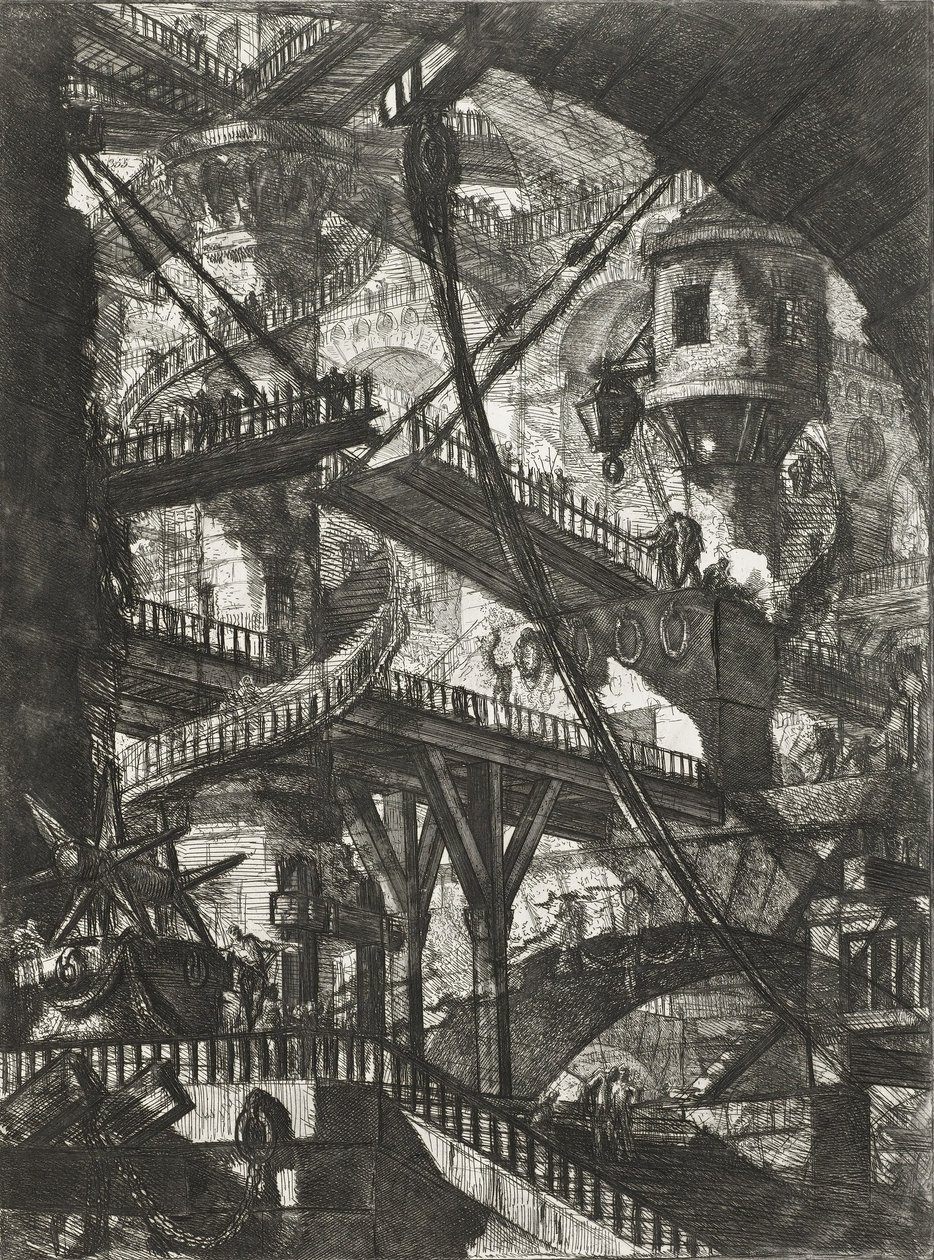 The Drawbridge, plate VII from the series Carceri d