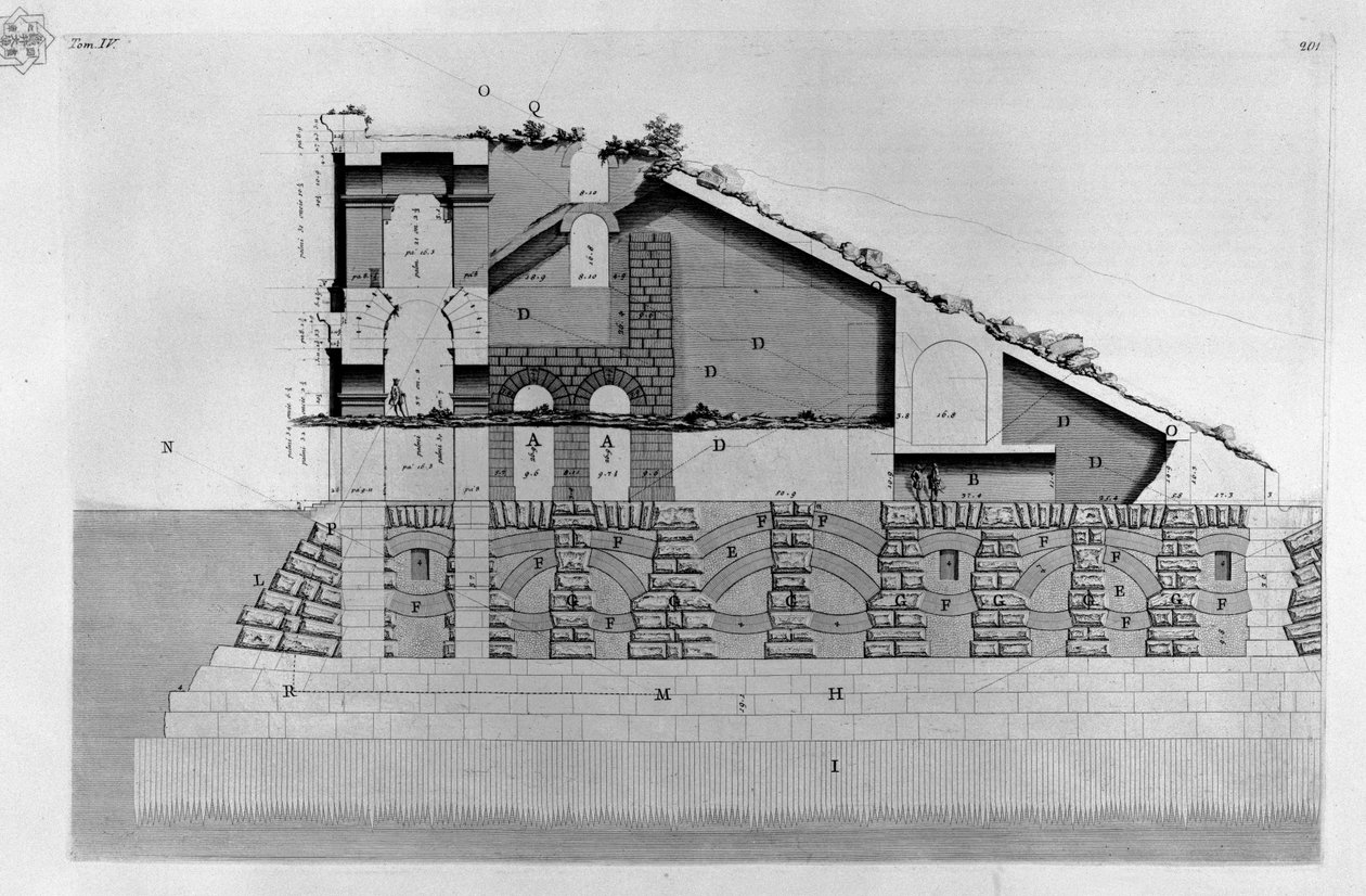 Theater of Marcellus by Giovanni Battista Piranesi