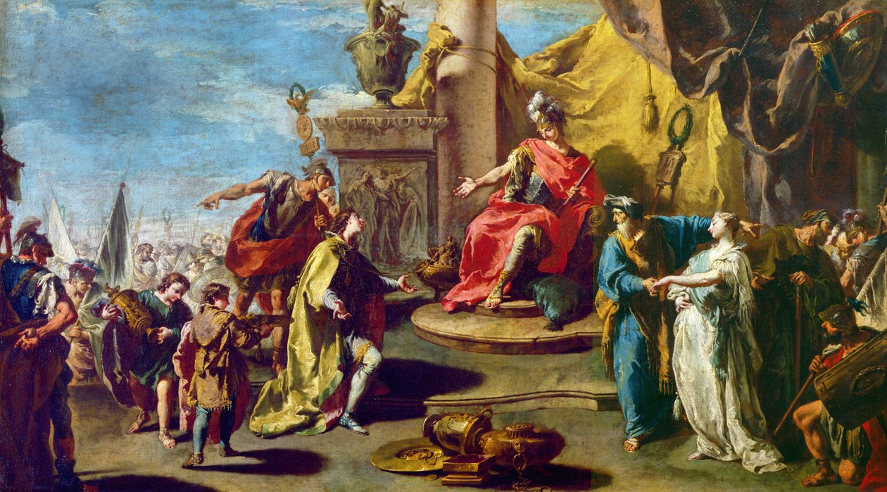 The Continence of Scipio by Giovanni Battista Pittoni