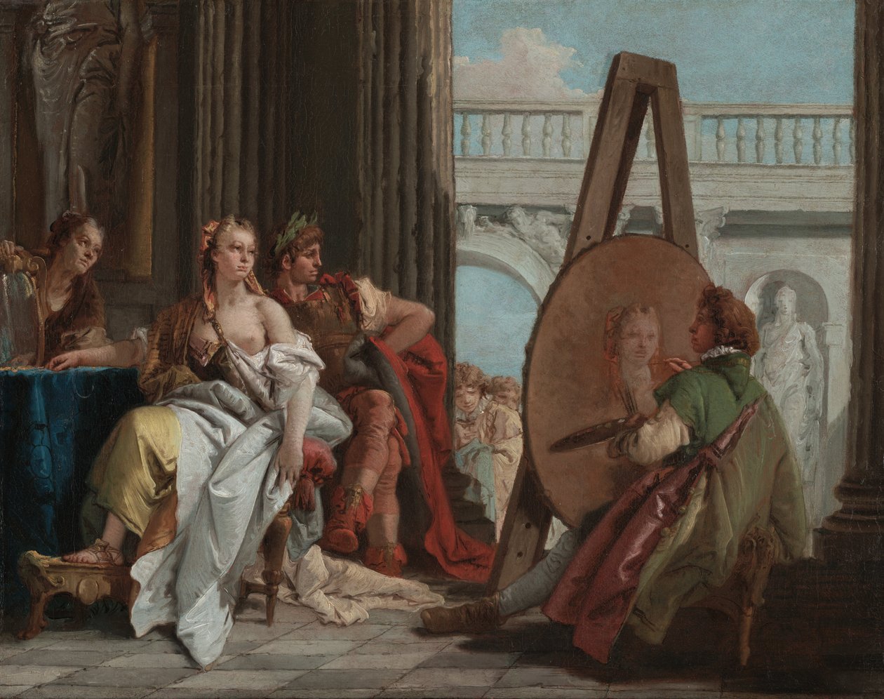 Alexander the Great and Campaspe in the Studio of Apelles by Giovanni-Battista Tiepolo