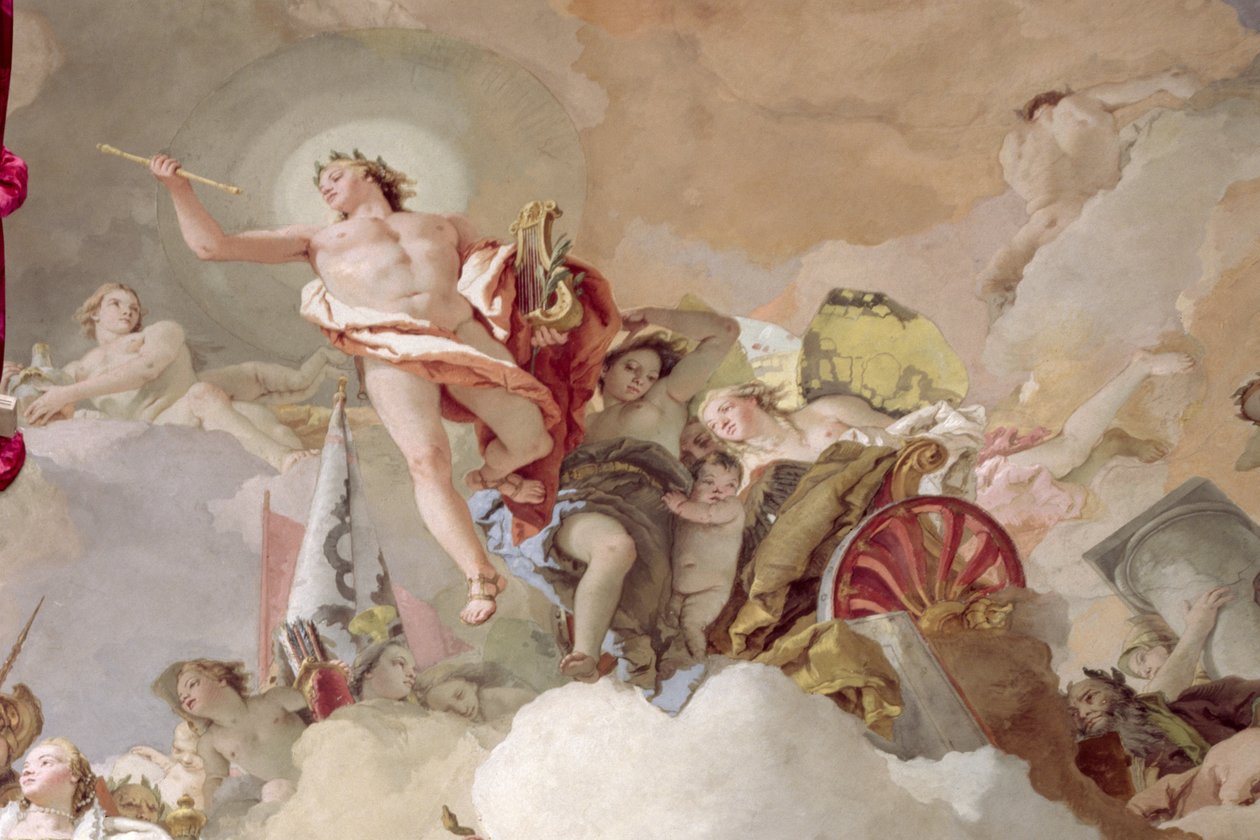 Apotheosis of the Spanish Monarchy (detail) by Giovanni Battista Tiepolo