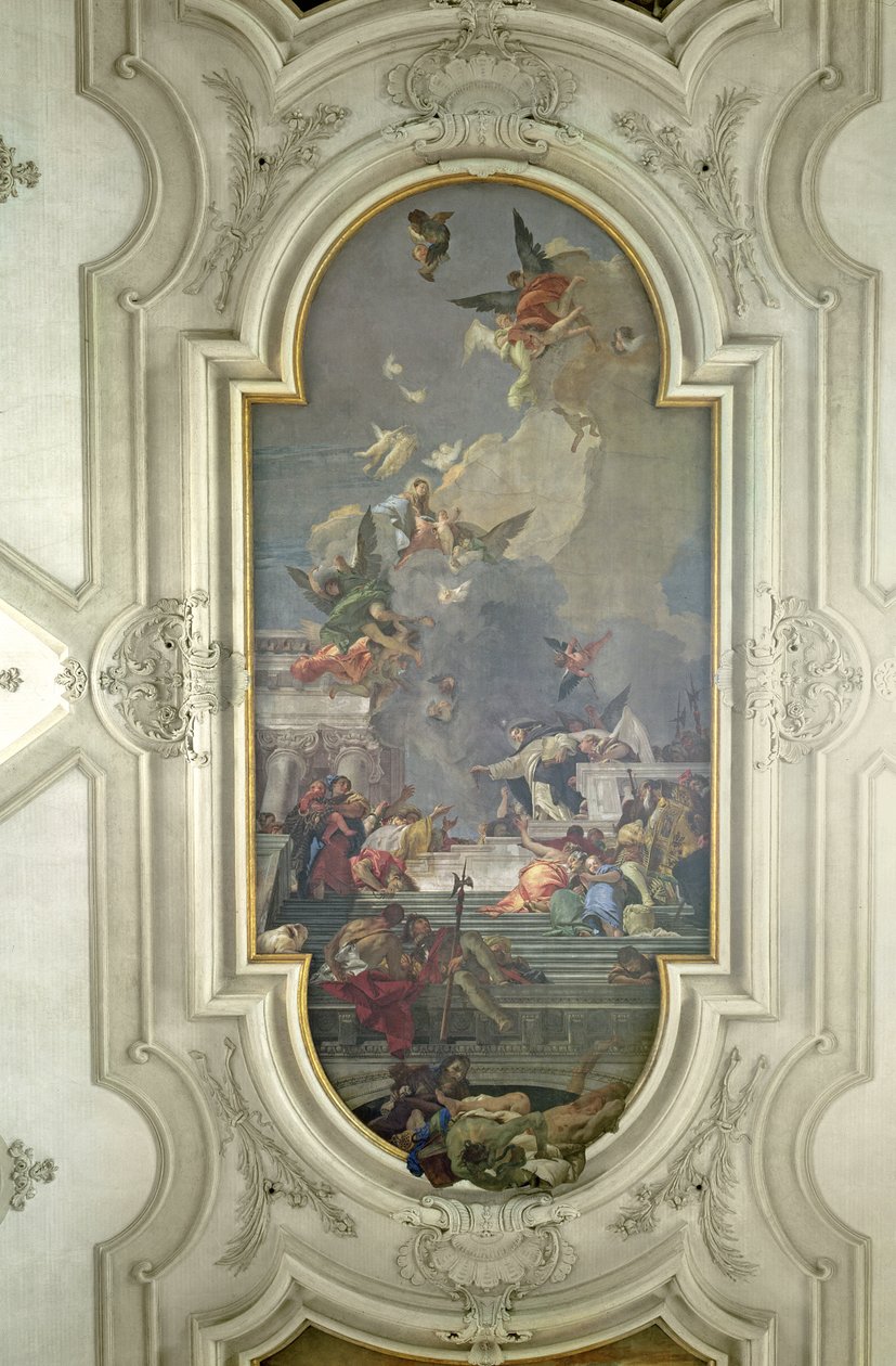 The Institution of the Rosary by St. Dominic by Giovanni Battista Tiepolo
