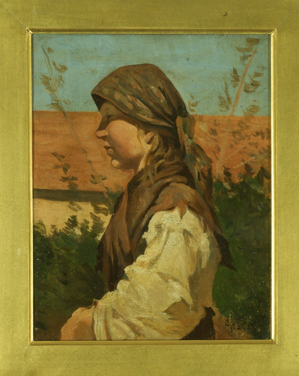 The Woodcutter by Giovanni Fattori