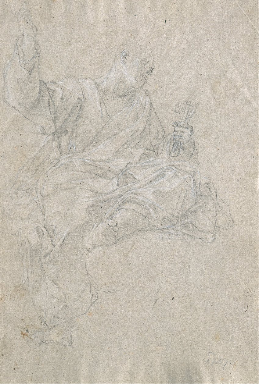 Study for the Apostle Peter by Giovanni Odazzi