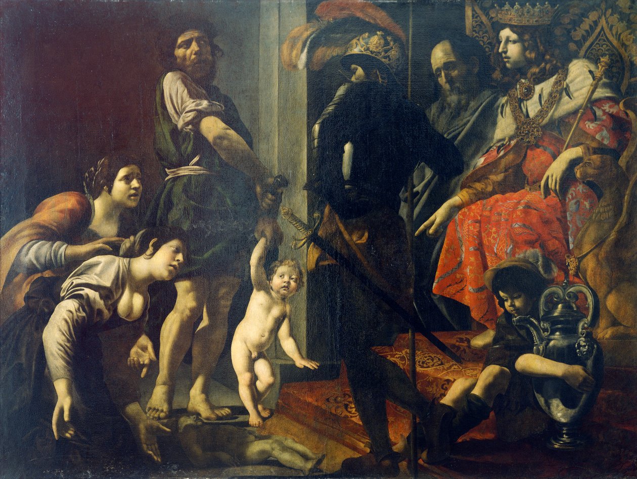 Judgment of Solomon by Giovanni Battista Caracciolo by Giovanni Battista Caracciolo