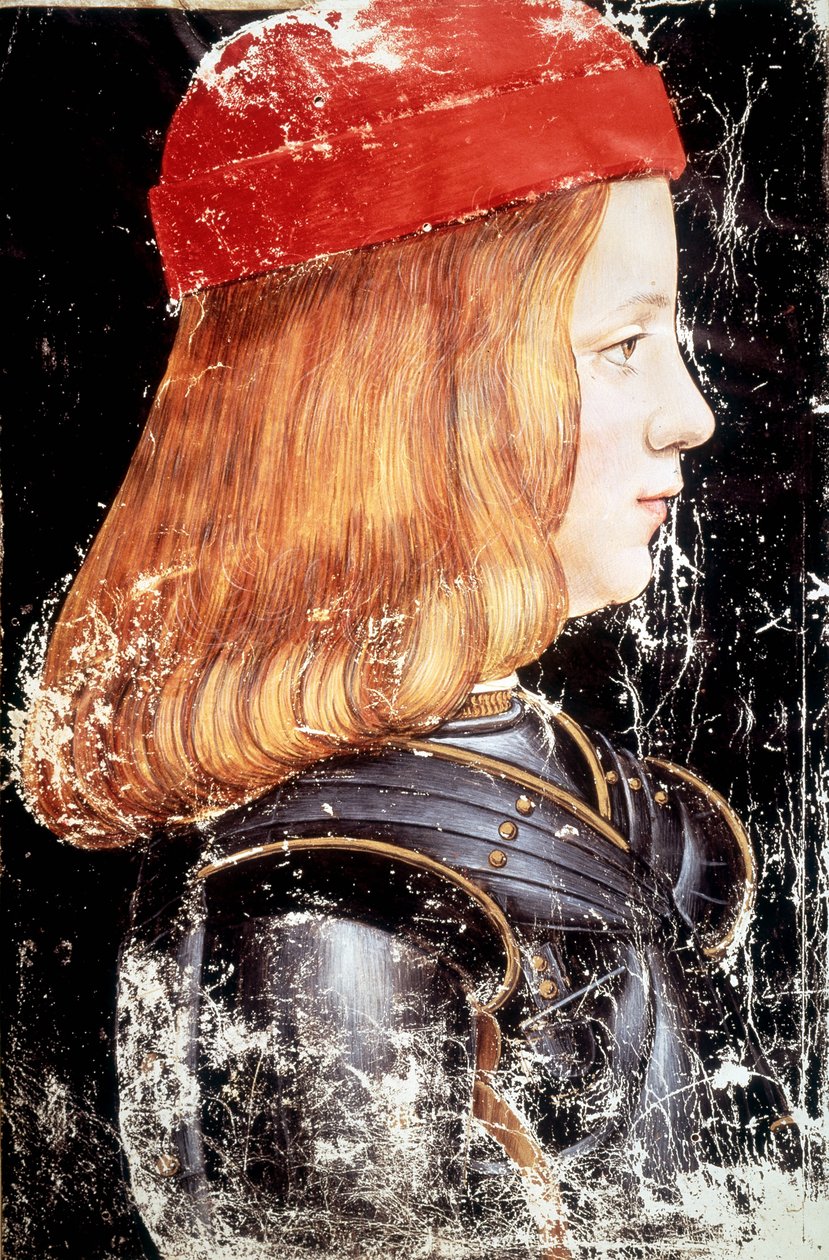Portrait of Maximilian Sforza (1490 - 1530) by Giovanni Ambrogio de Predis