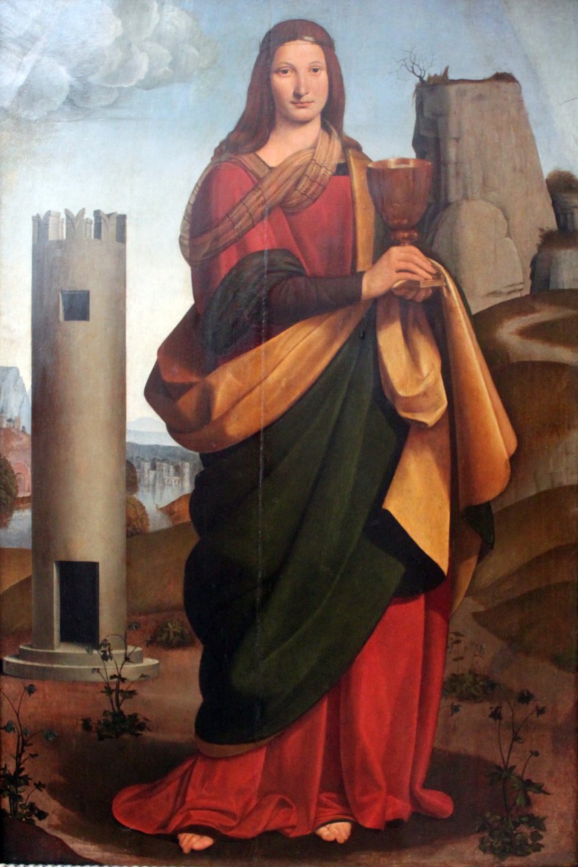 Saint Barbara by Giovanni Antonio Boltraffio