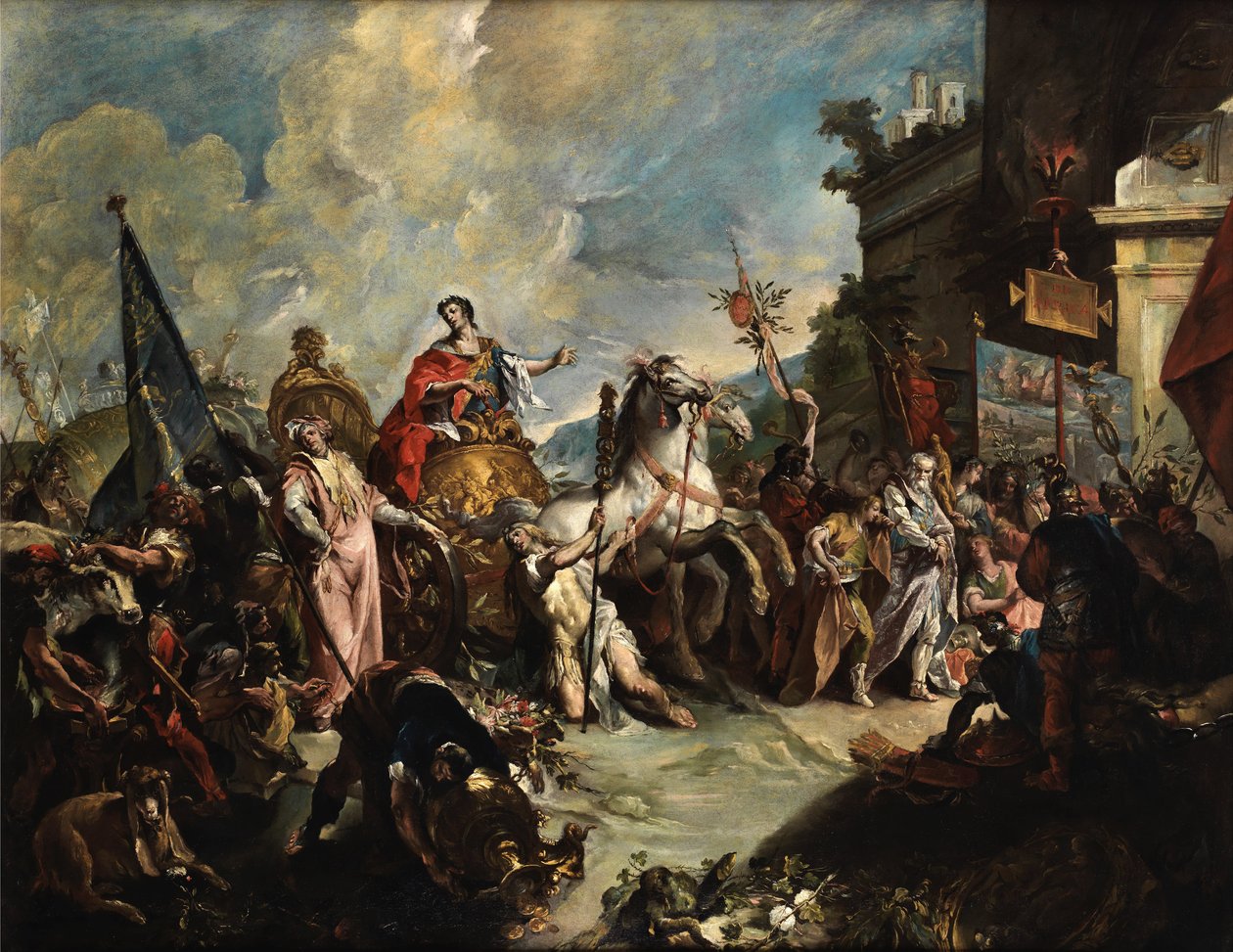 Triumph of Scipio by Giovanni Antonio Guardi