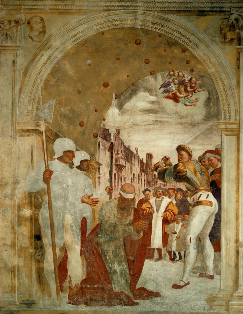 The beheading of Saint Paul by Giovanni Antonio Pordenone