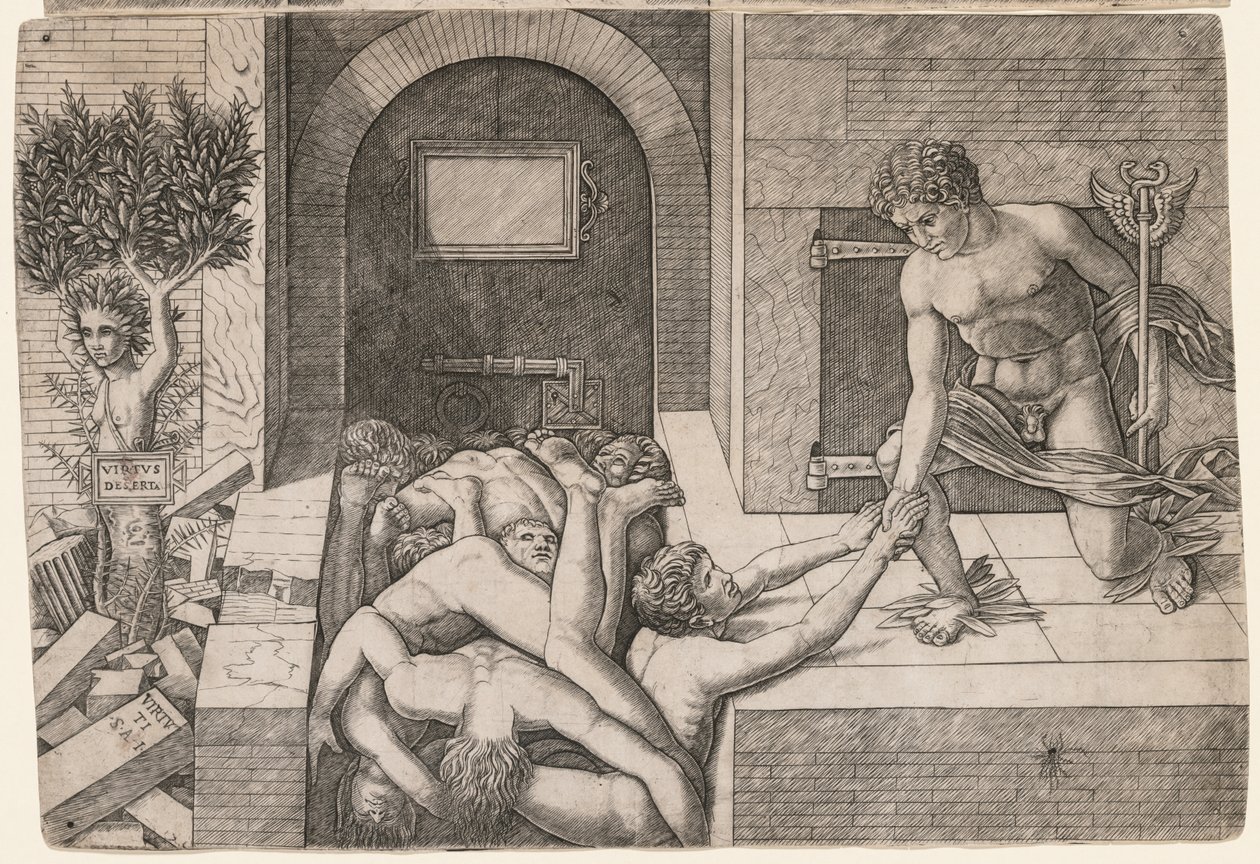 Allegory of the Rescue of Humanity: Virtus Deserta by Giovanni Antonio da Brescia