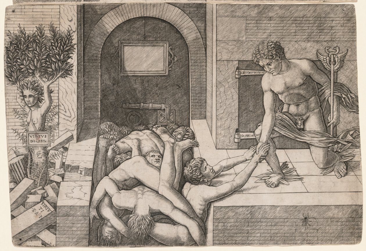 Allegory of the Rescue of Humanity: Virtus Deserta by Giovanni Antonio da Brescia