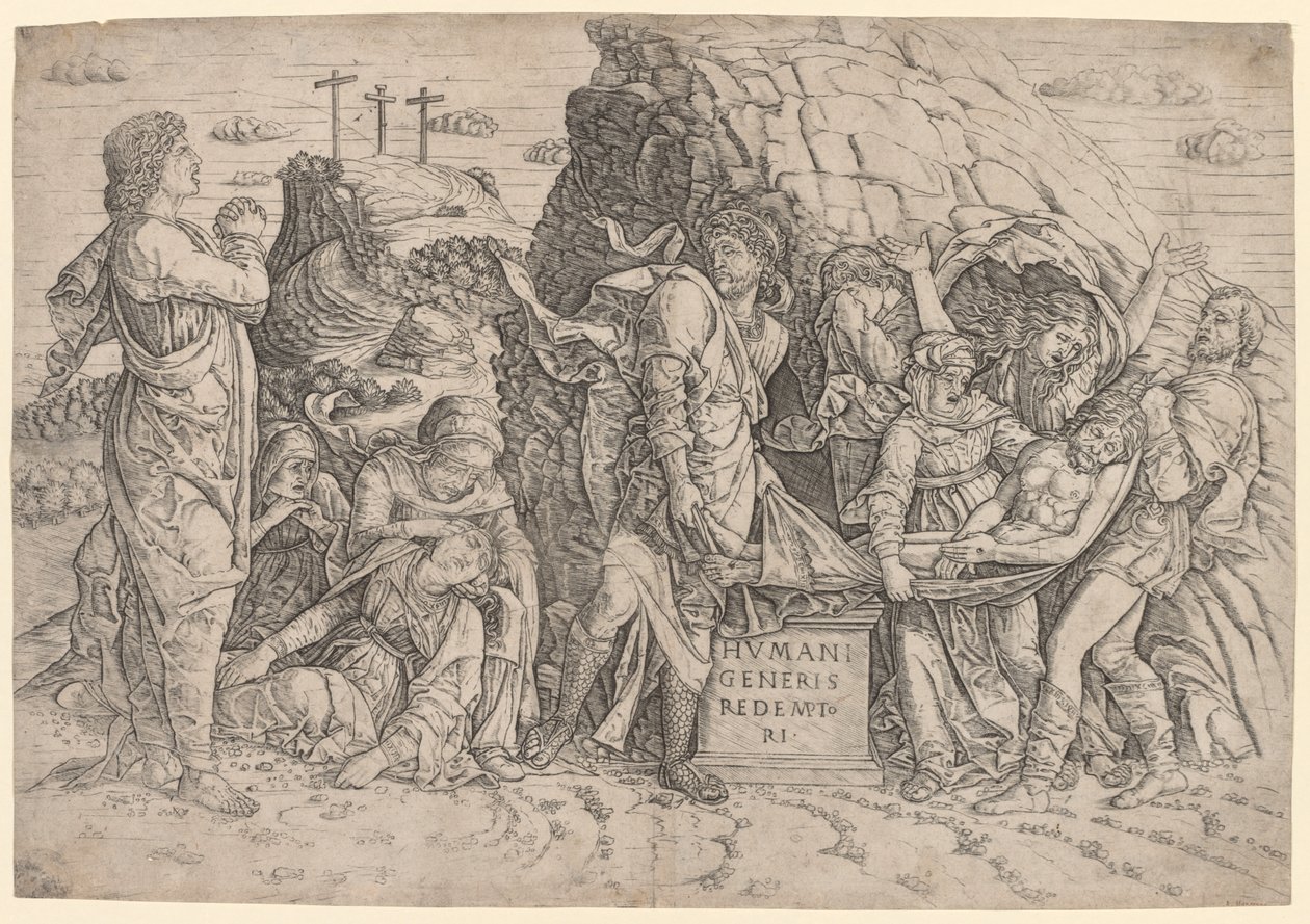 Entombment by Giovanni Antonio da Brescia