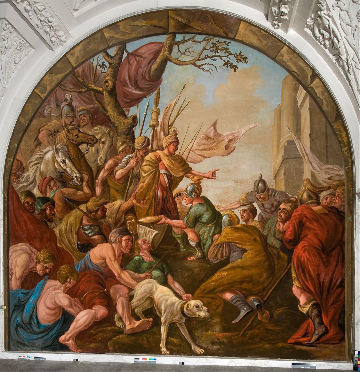 Roman Spoils Laid at the Feet of Claudius Civilis by Giovanni Antonio de Groot
