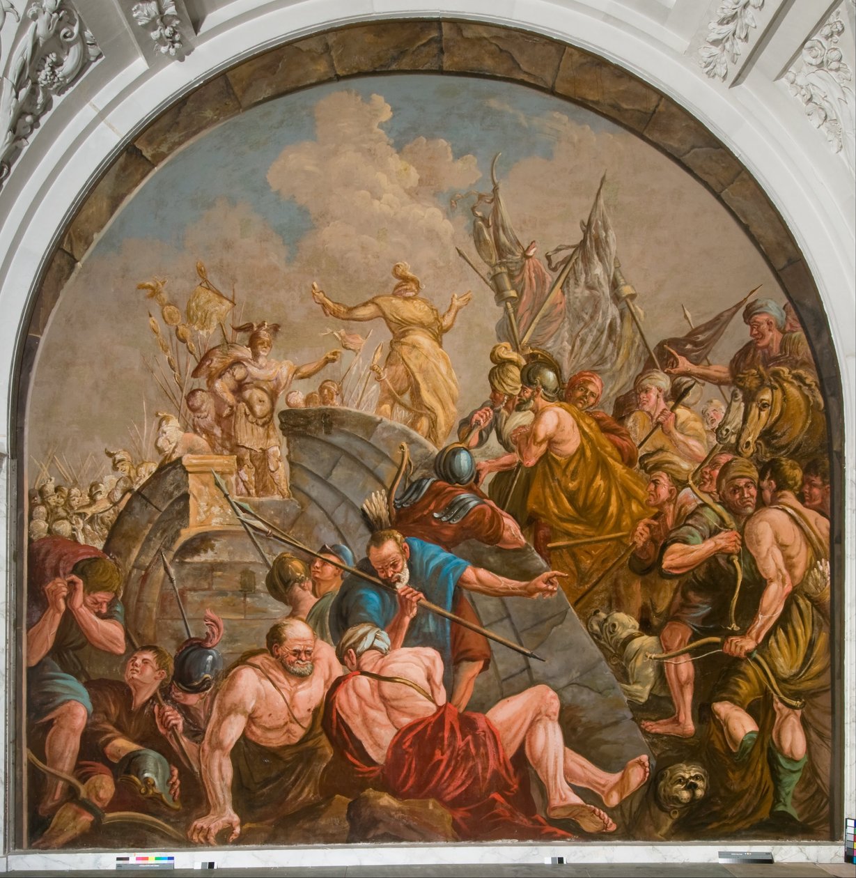 The Peace Negotiations Between Claudius Civilis and Quintus Petillis Cerialis by Giovanni Antonio de Groot