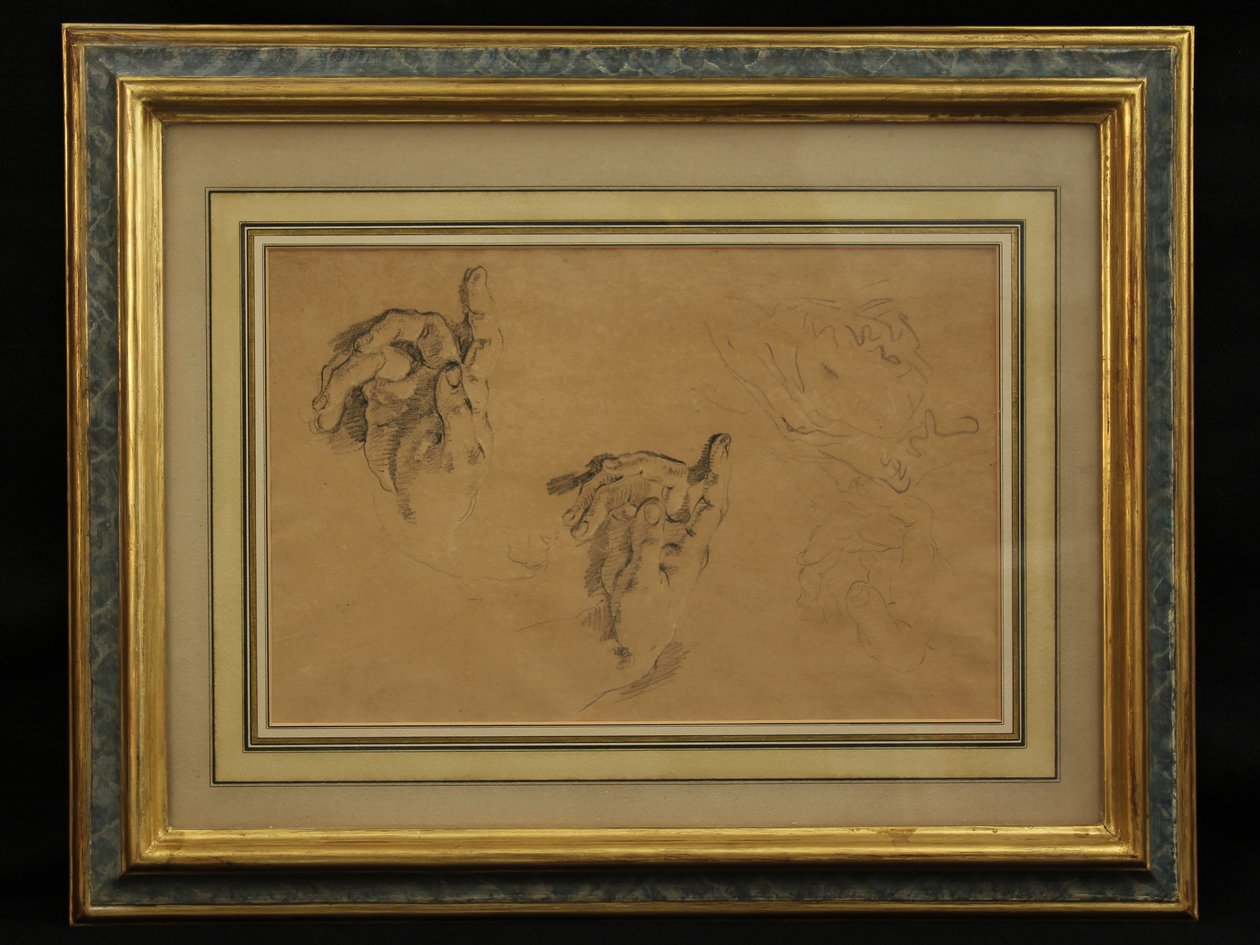 Study of hands by Giovanni Battista Tiepolo