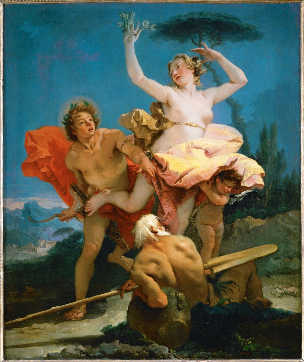 Apollo and Daphne by Giovanni Battista (1696 1770) Tiepolo
