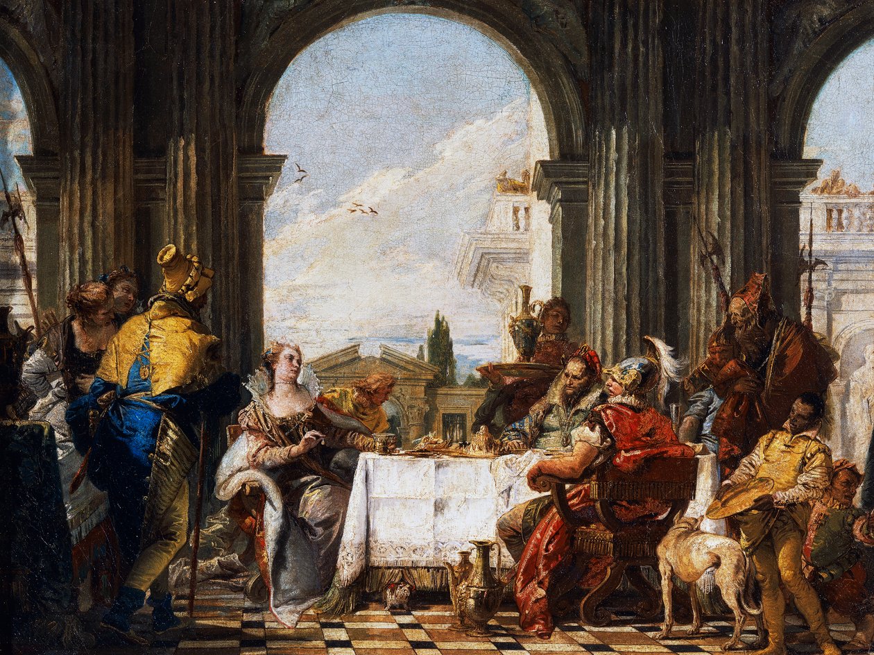 Banquet of Cleopatra by Giovanni Battista Tiepolo