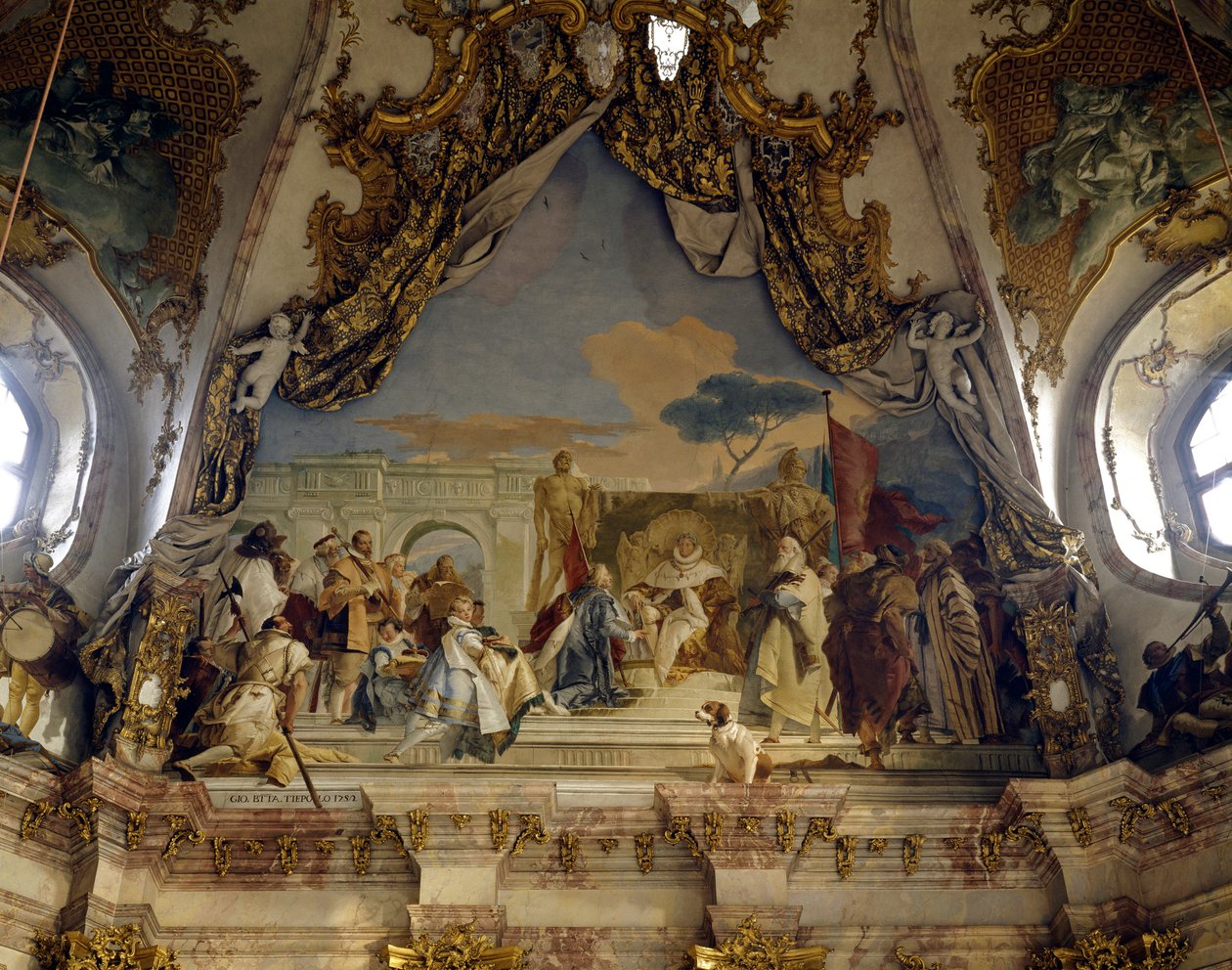 The Investiture of Bishop Aroldo by Frederick I Barbarossa by Giovanni Battista Tiepolo