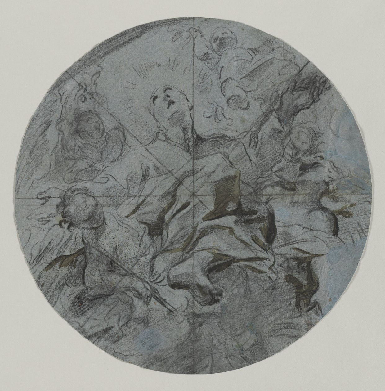 Apotheosis of a Saint (recto) by Giovanni Battista Benaschi